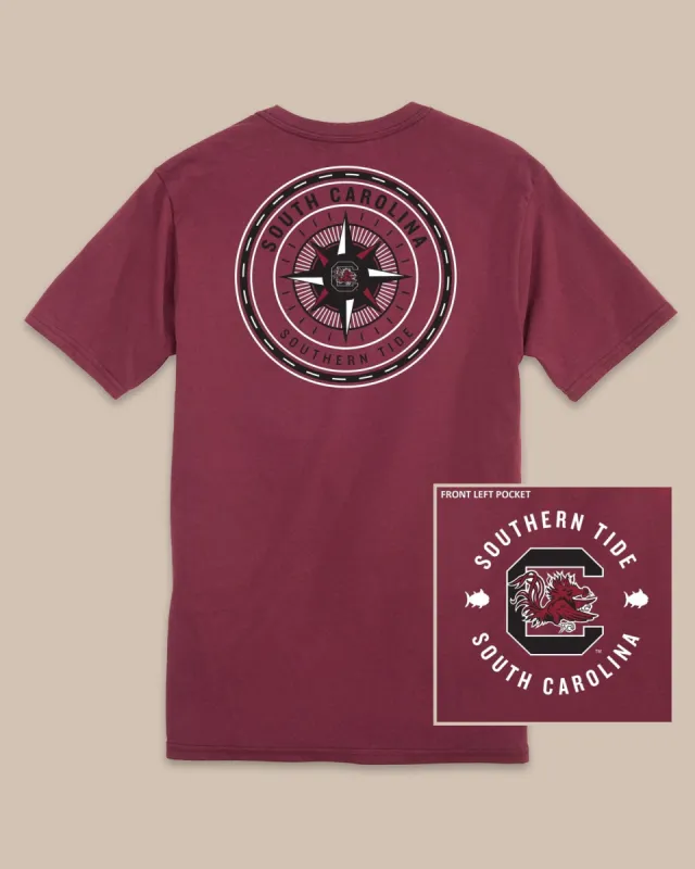 USC Gamecocks Gameday Collegiate Compass T-Shirt sold by Southern Tide