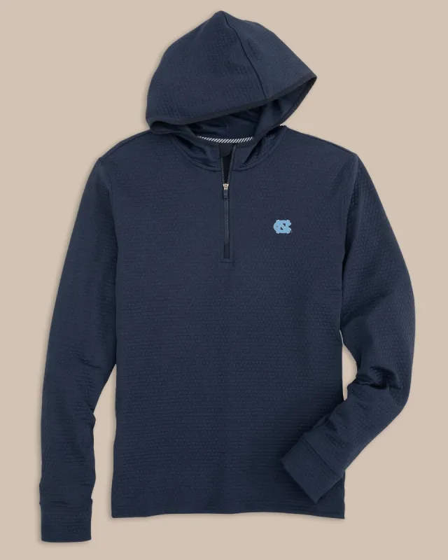 UNC Tar Heels Scuttle Heather Quarter Zip Hoodie sold by Southern Tide