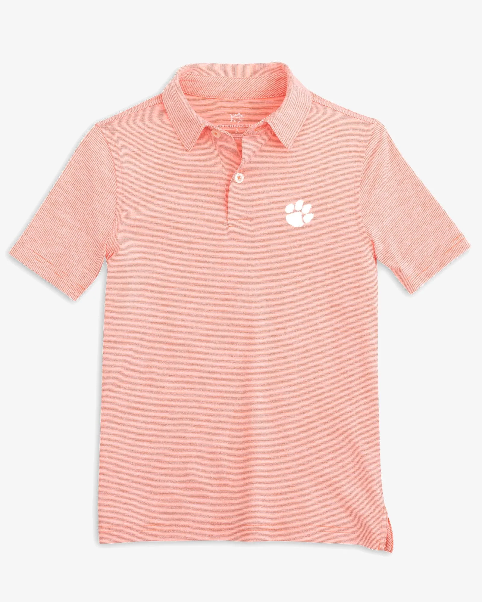 Clemson Tigers Boys Driver Spacedye Polo Shirt sold by Southern Tide product image thumbnail 2