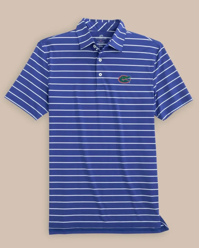 Florida Gators brrr°®-eeze Desmond Stripe Polo sold by Southern Tide