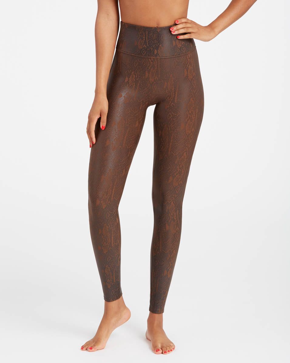 Faux Leather Snakeskin Leggings sold by SPANX product image thumbnail 5