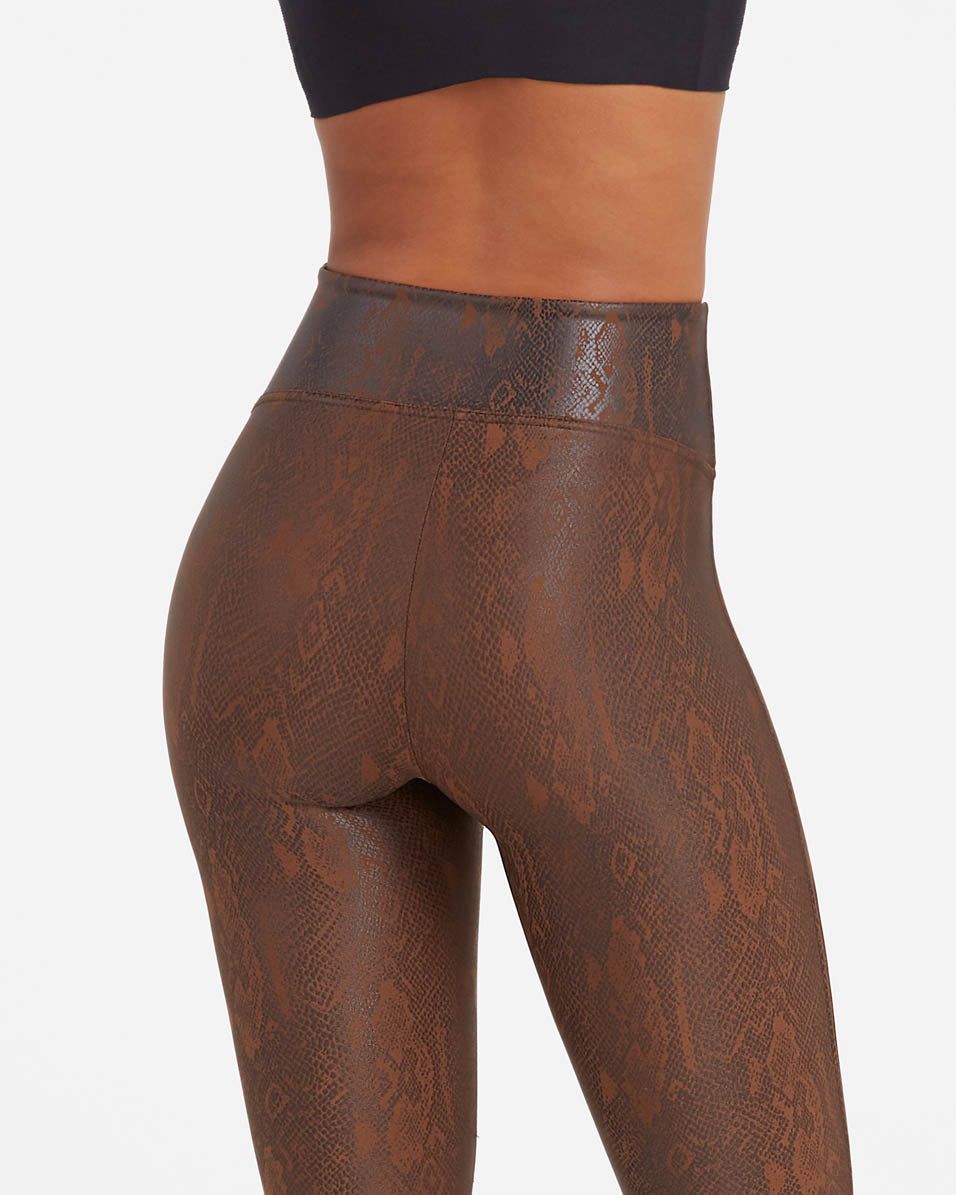 Faux Leather Snakeskin Leggings sold by SPANX product image thumbnail 2