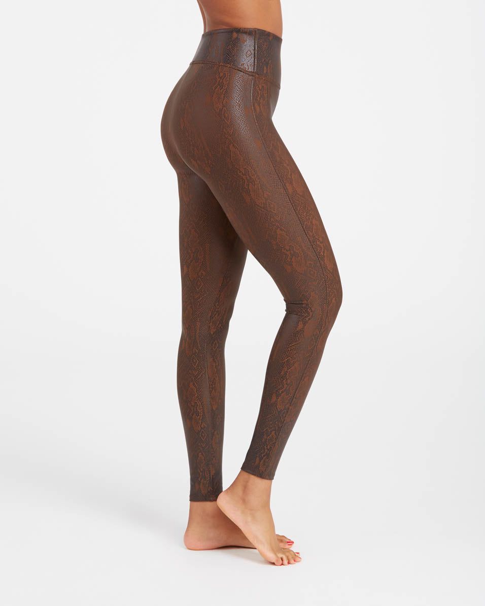 Faux Leather Snakeskin Leggings sold by SPANX product image thumbnail 6