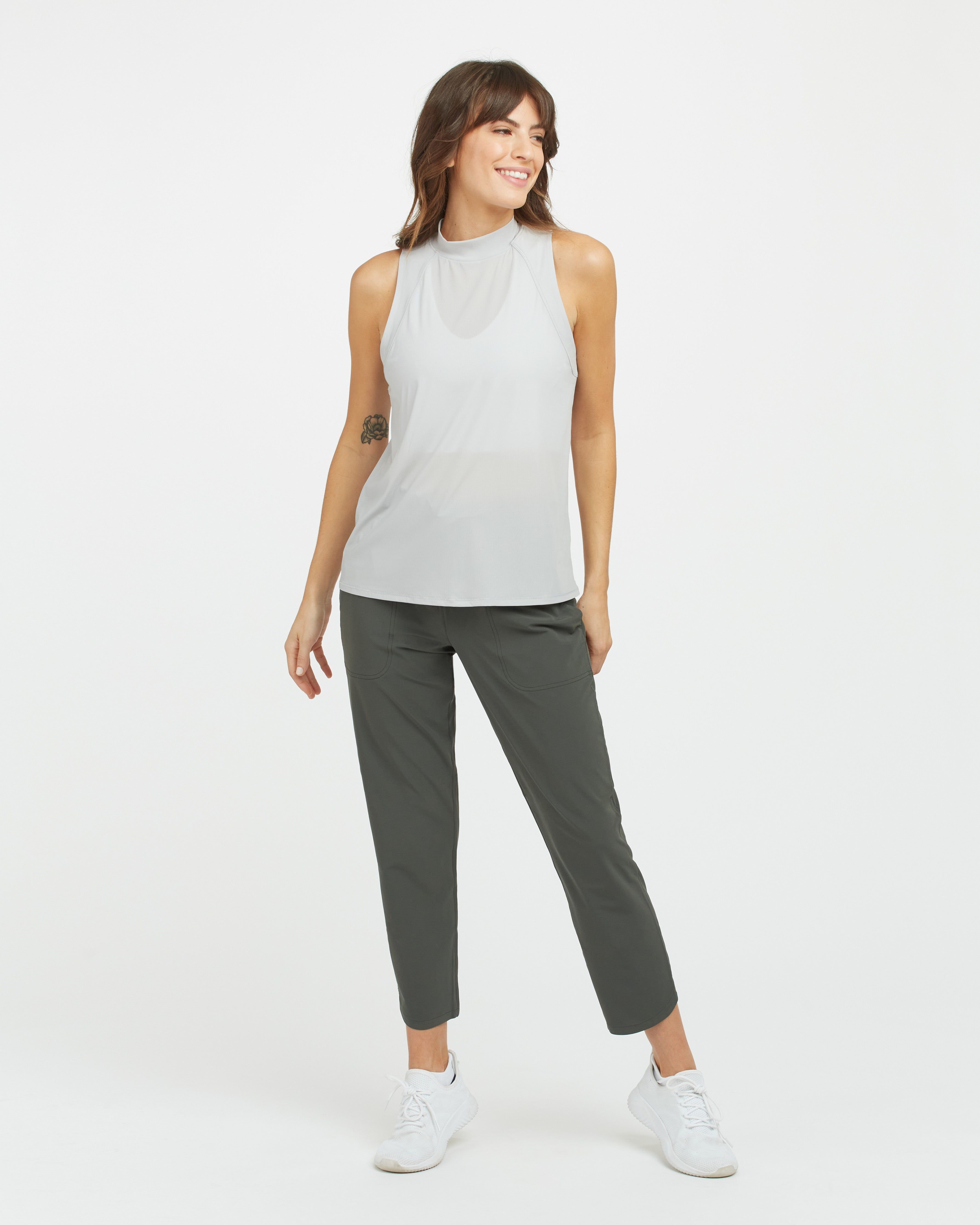 Go Lightly Ribbed Mock Neck Tank sold by SPANX product image thumbnail 4