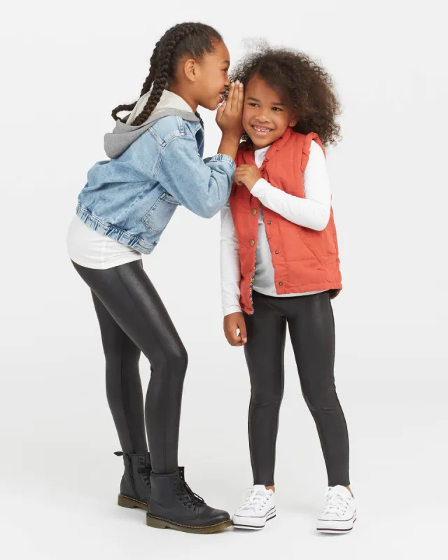 Girls Faux Leather Leggings sold by SPANX