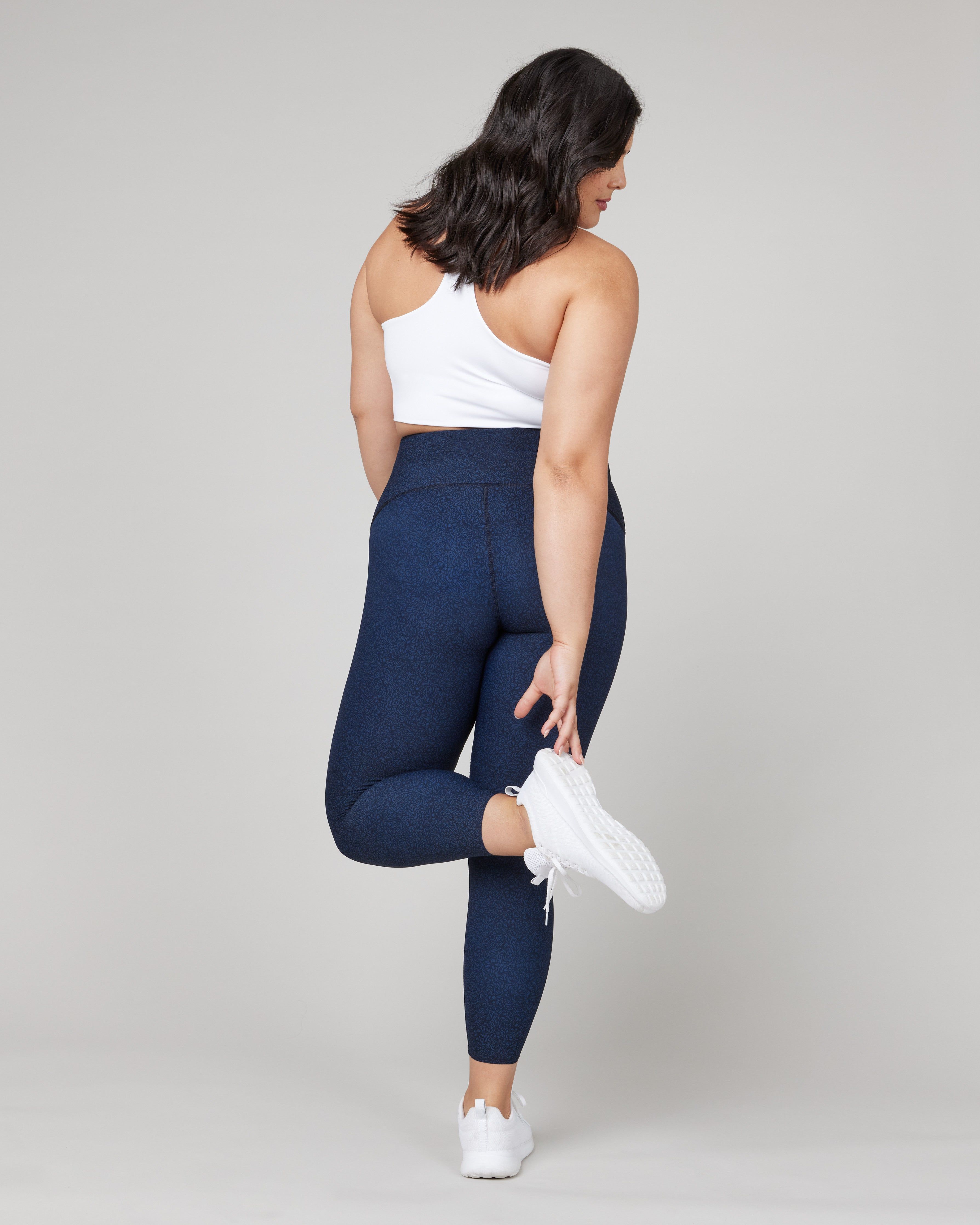 Booty Boost® Active Floral Squiggle 7/8 Leggings sold by SPANX product image thumbnail 4