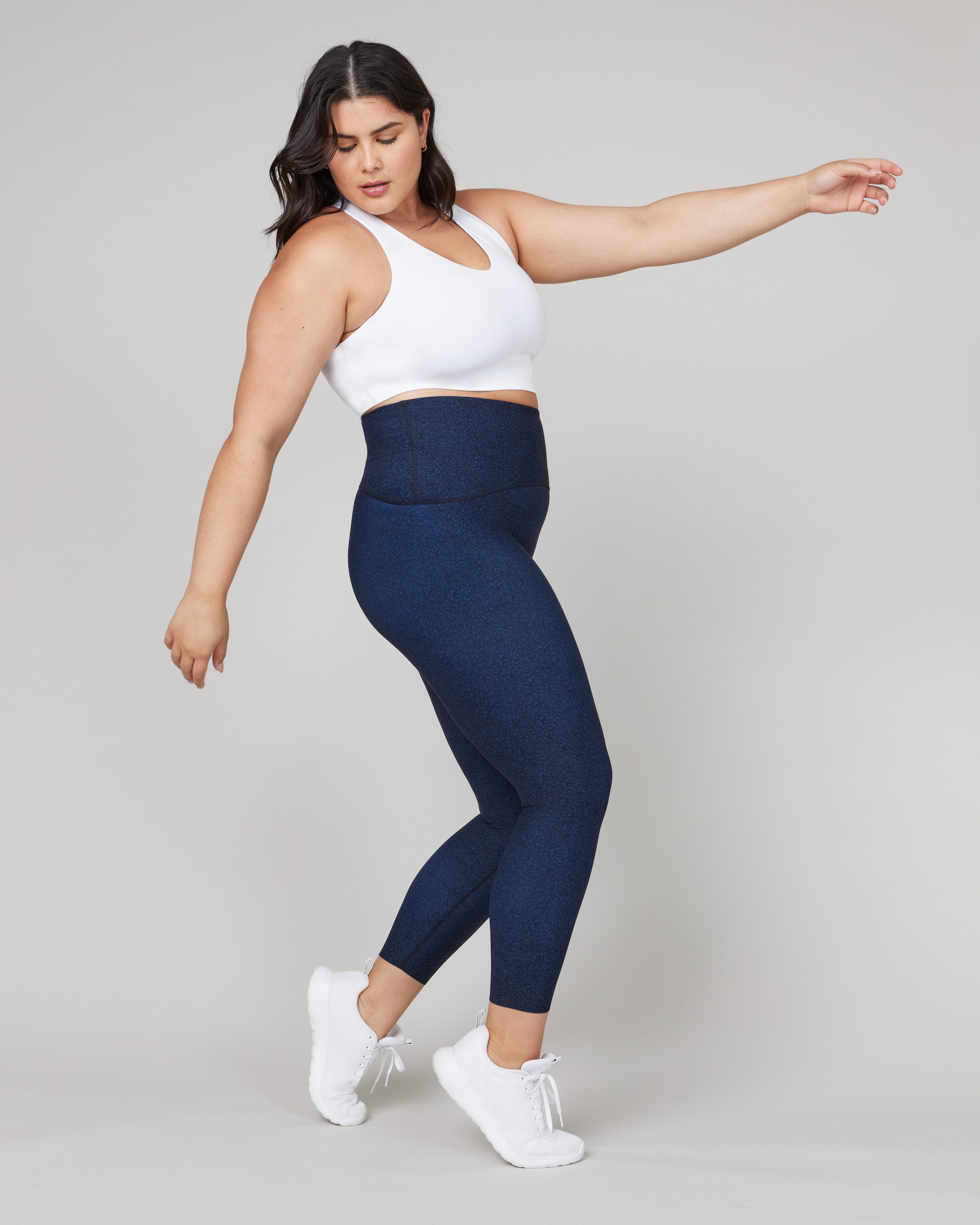 Booty Boost® Active Floral Squiggle 7/8 Leggings sold by SPANX product image thumbnail 2