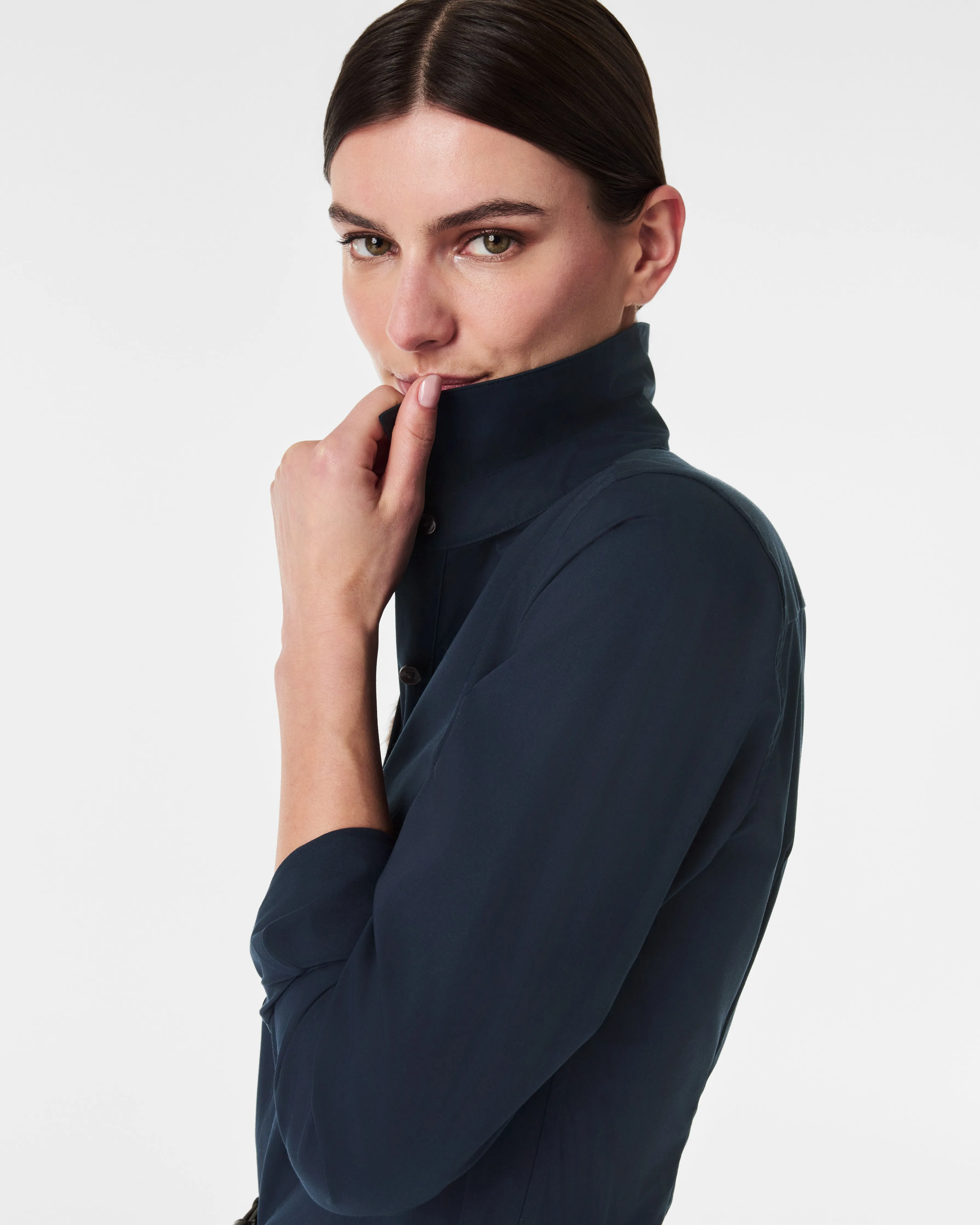 The Best Poplin No-Gape Tailored Shirt sold by SPANX product image thumbnail 4