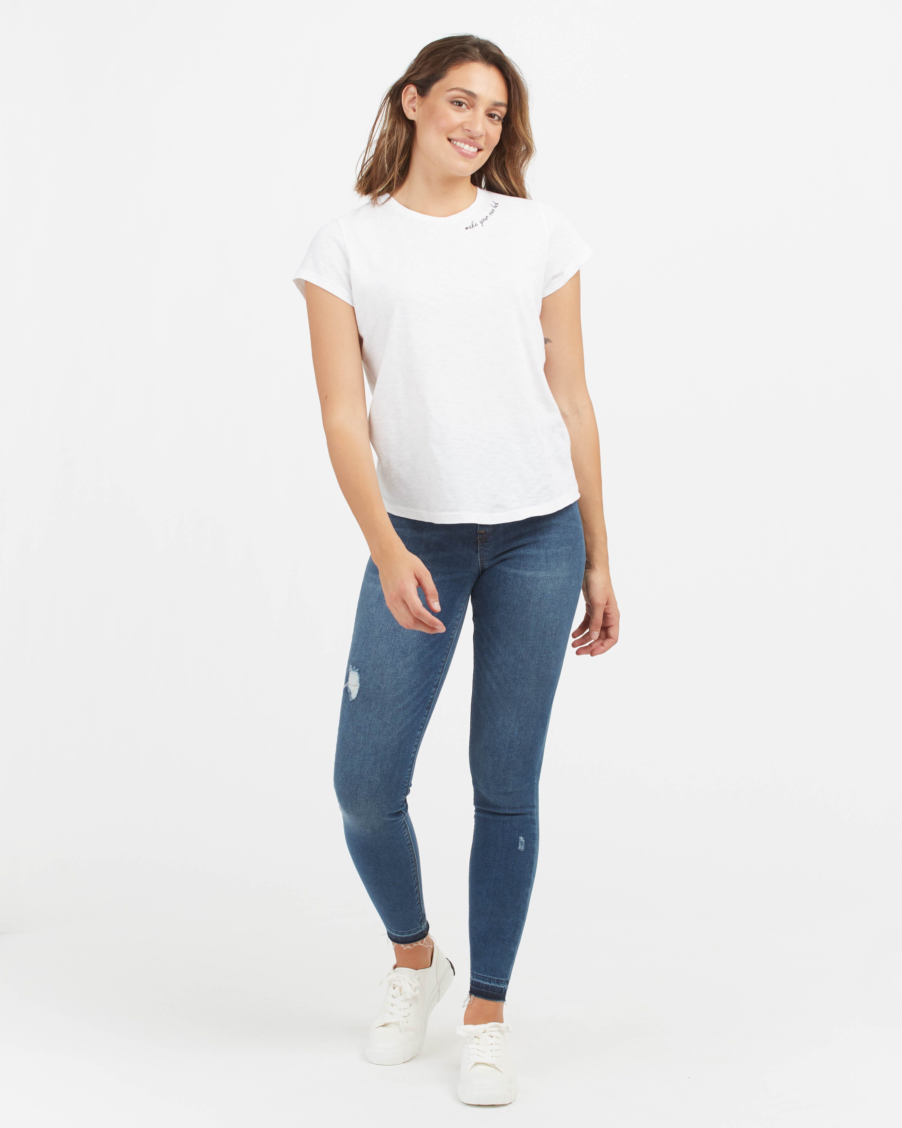 Pima Cotton Embroidered Graphic Tee sold by SPANX product image thumbnail 3