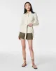 Stretch Twill Tie-Front Shirt Jacket sold by SPANX