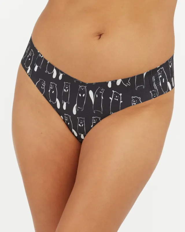 Perforated Thong sold by SPANX