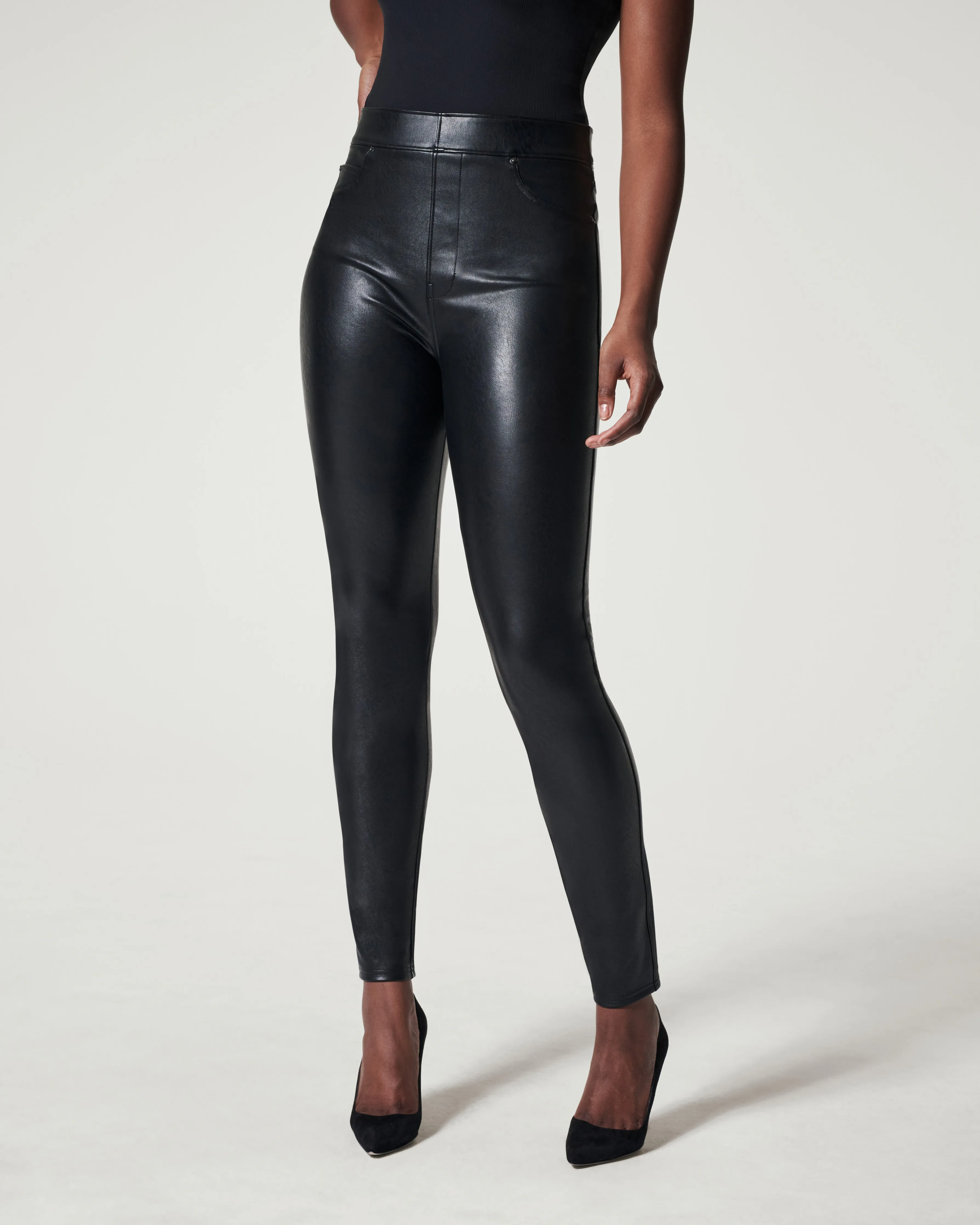 Leather-Like Ankle Skinny Pant sold by SPANX