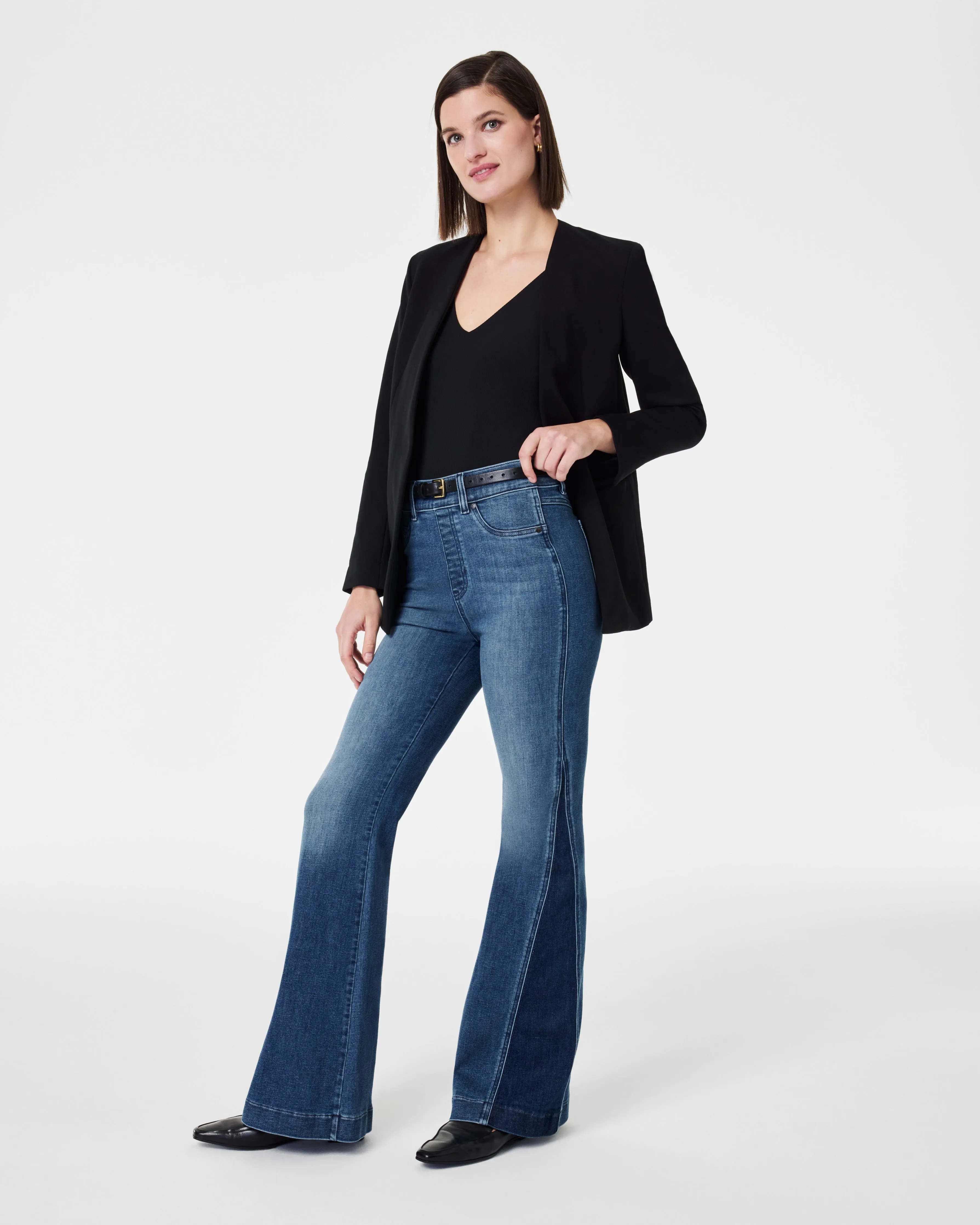 Flare Jeans, Mixed Wash sold by SPANX product image thumbnail 2