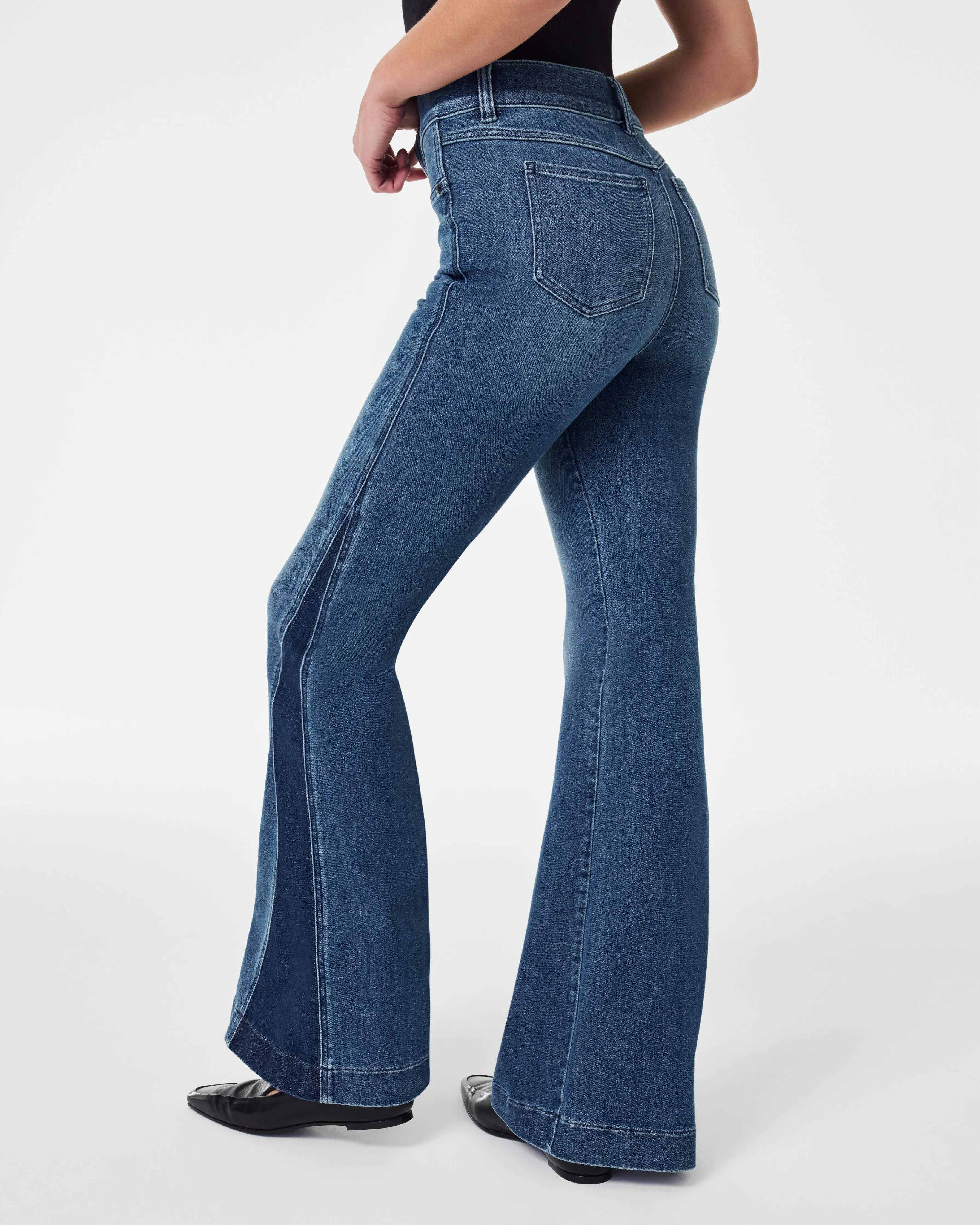 Flare Jeans, Mixed Wash sold by SPANX product image thumbnail 3