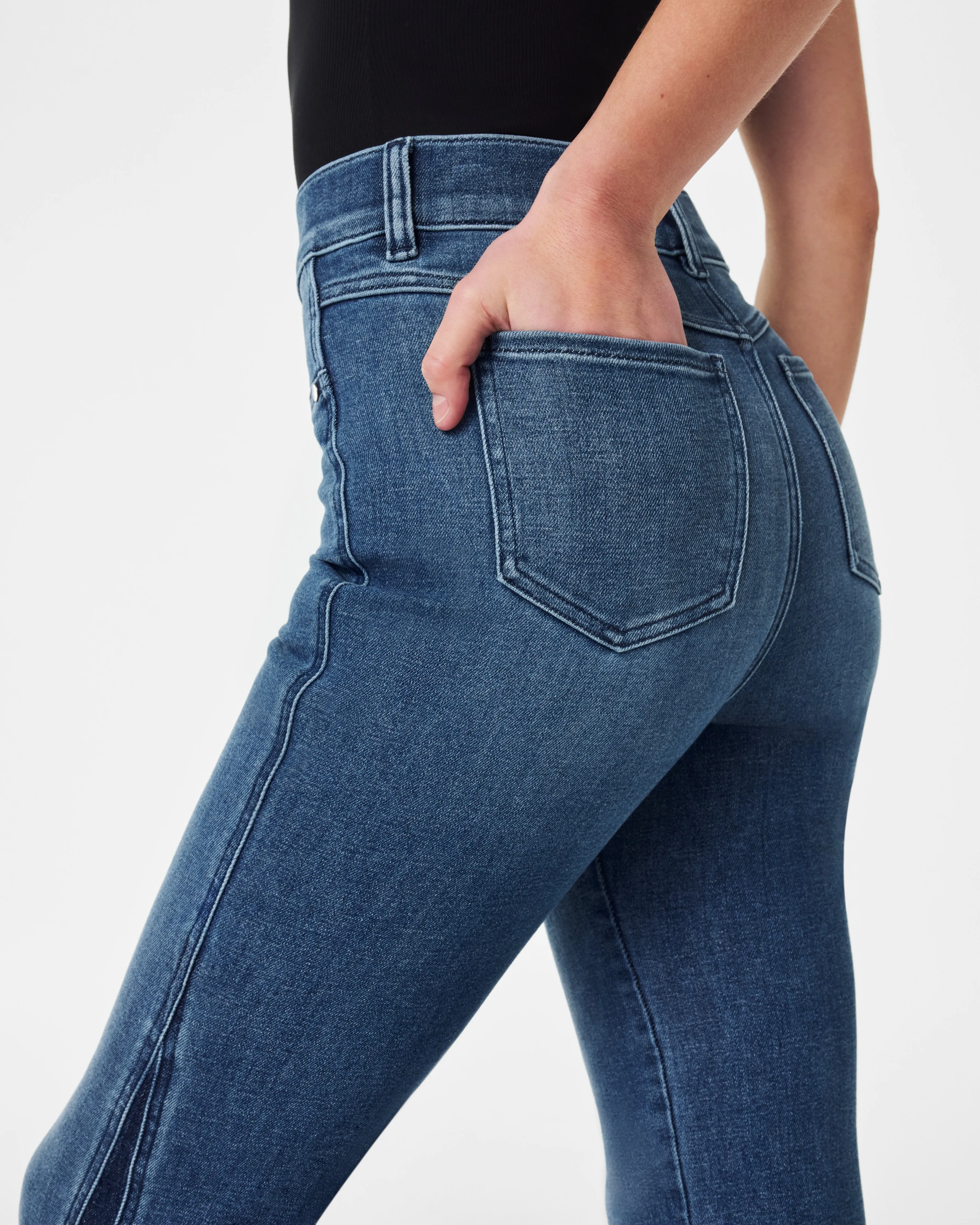 Flare Jeans, Mixed Wash sold by SPANX product image thumbnail 5