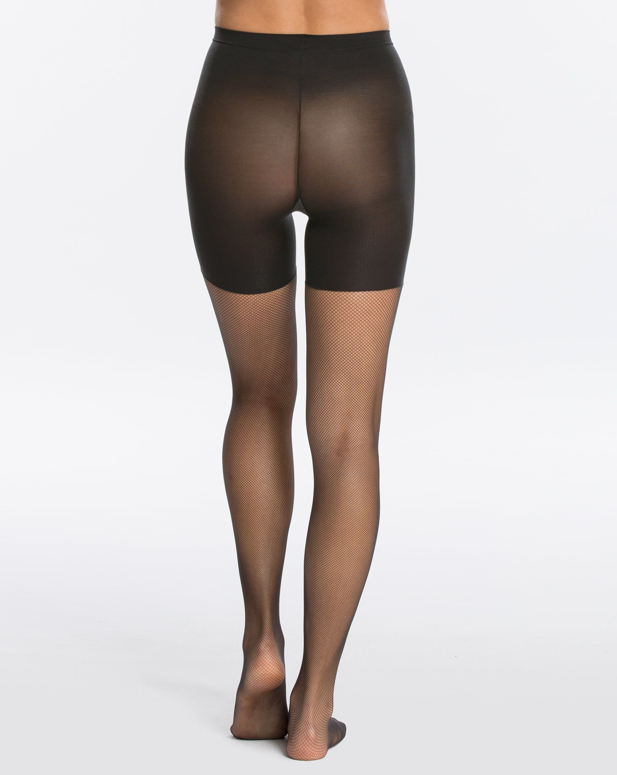 Micro-Fishnet Mid-Thigh Shaping Tights sold by SPANX product image thumbnail 2