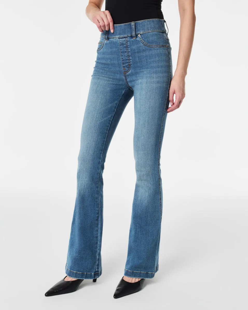 SPANXshape™ EveryWear Flare Jeans, Vintage Indigo sold by SPANX