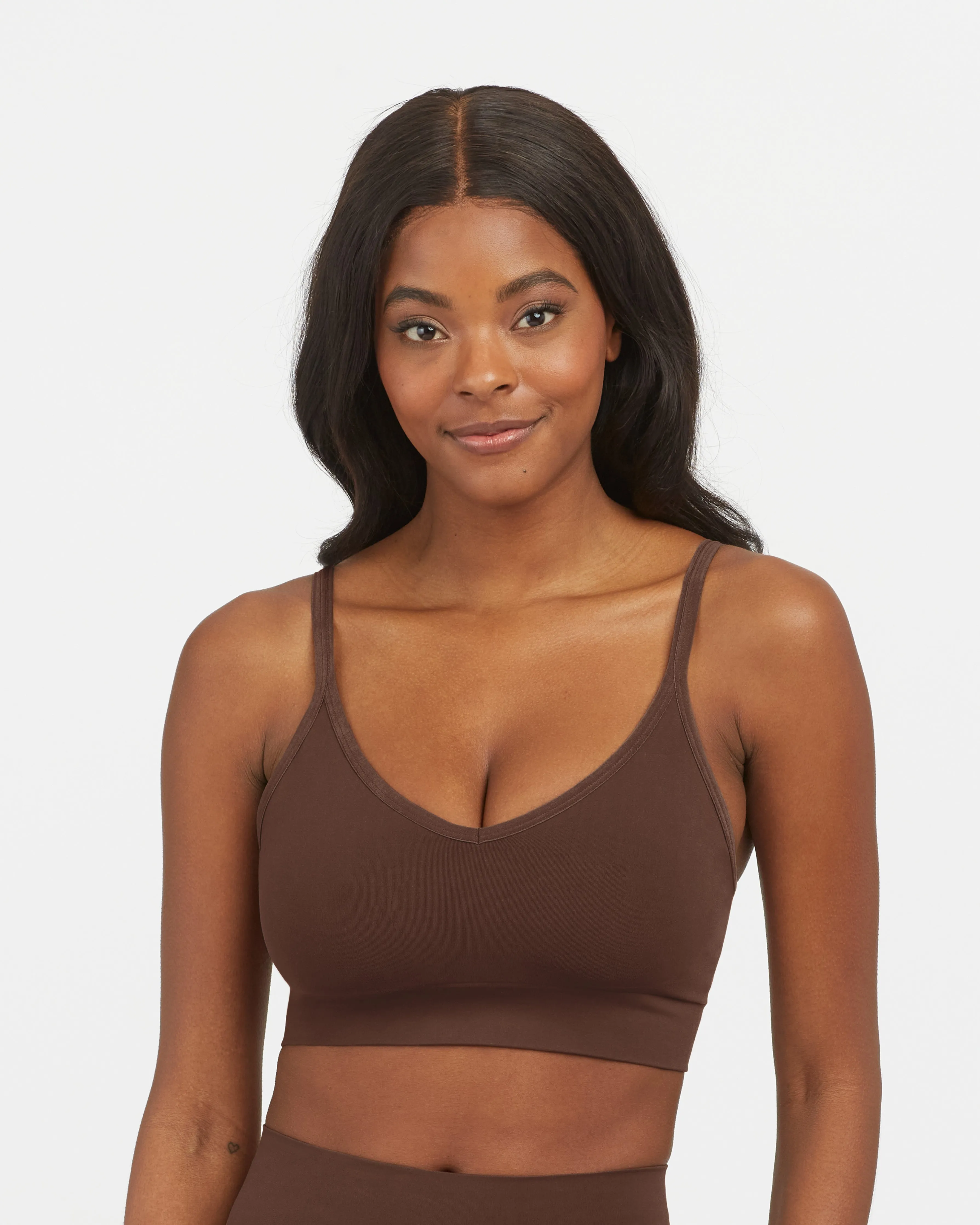 EcoCare Seamless Shaping Longline Bralette sold by SPANX