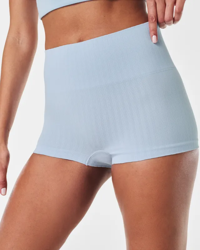 Seamless Power Sculpting EcoCare Ribbed Boyshort sold by SPANX