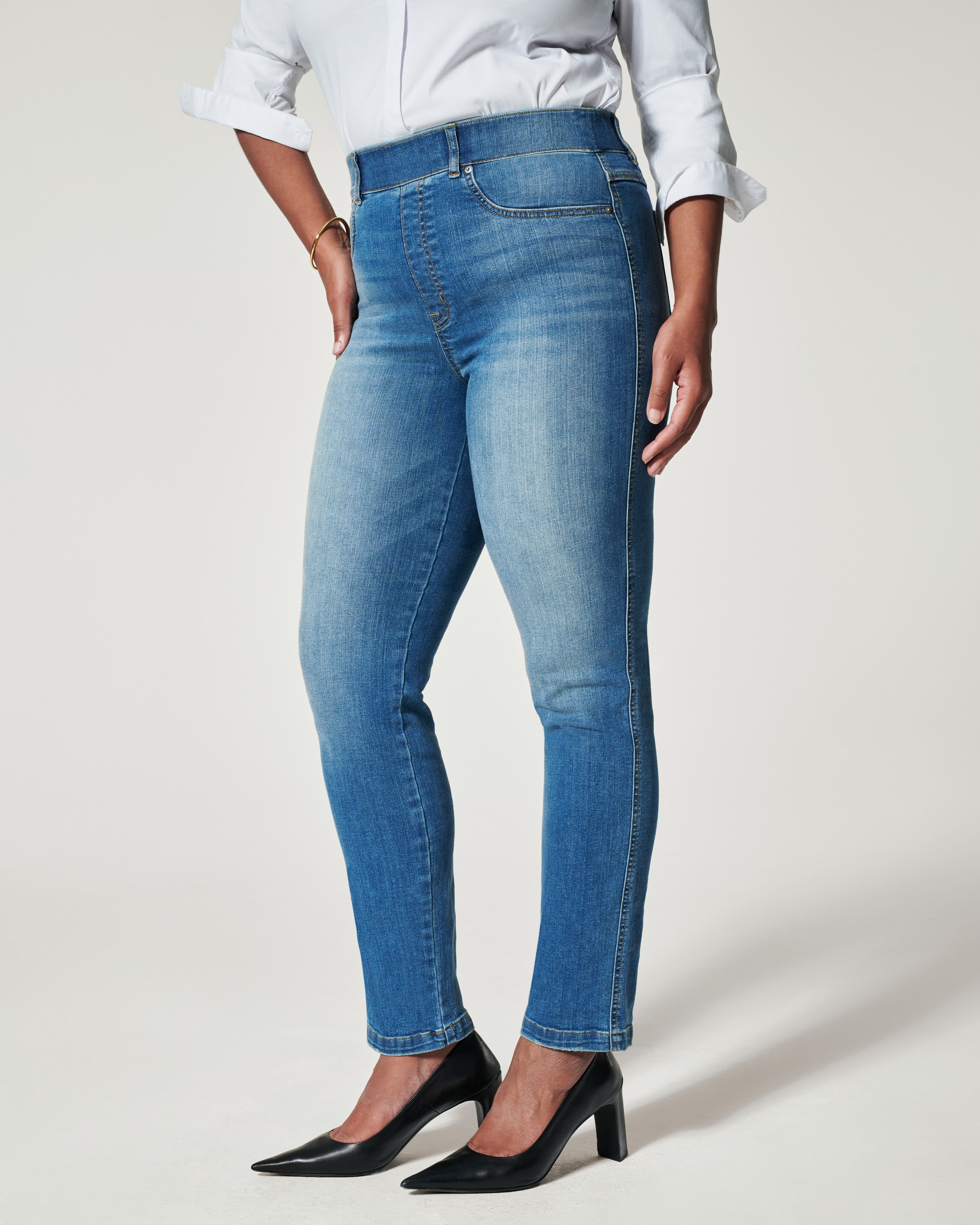 Ankle Straight Leg Jeans, Vintage Indigo sold by SPANX product image thumbnail 4