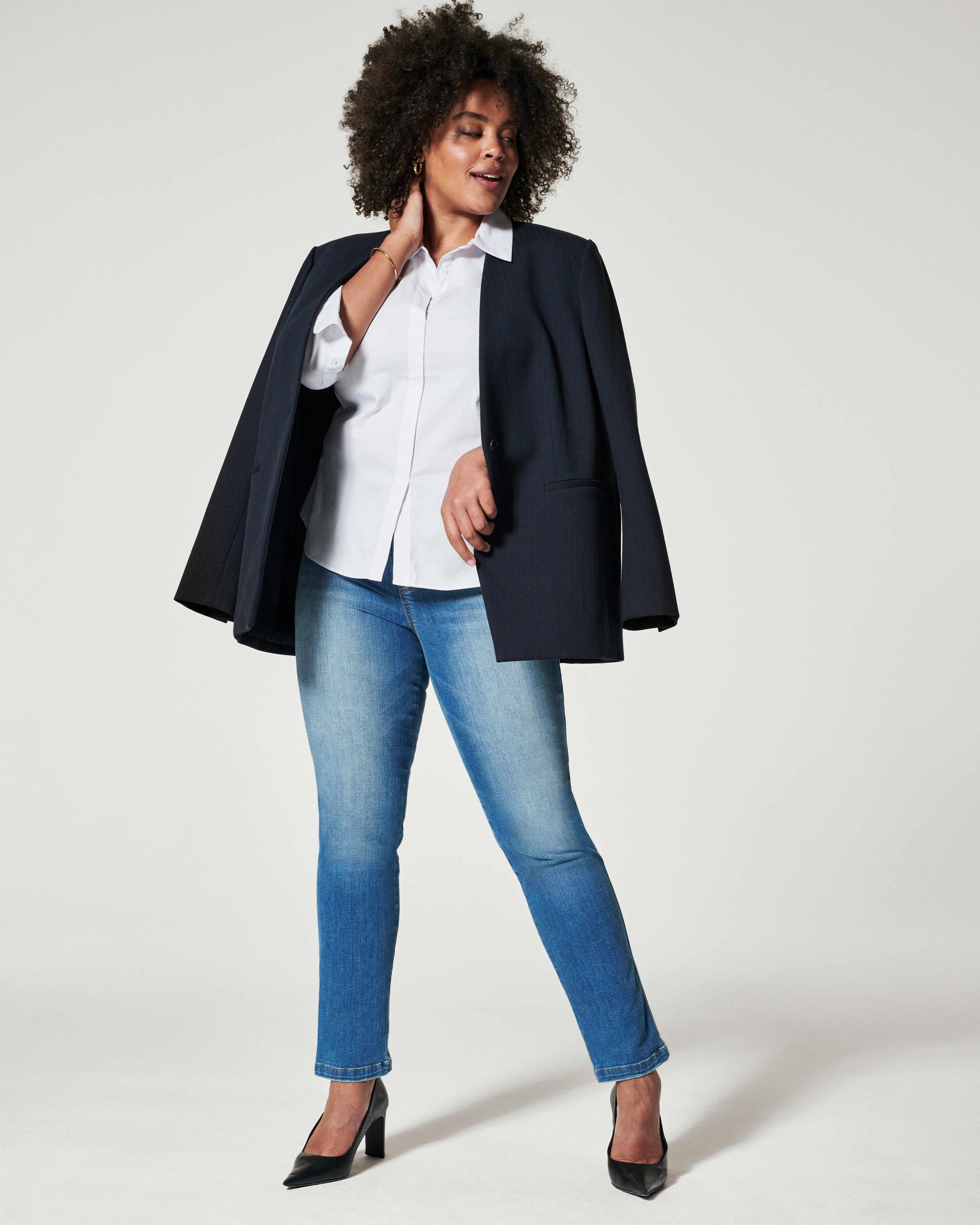 Ankle Straight Leg Jeans, Vintage Indigo sold by SPANX product image thumbnail 5