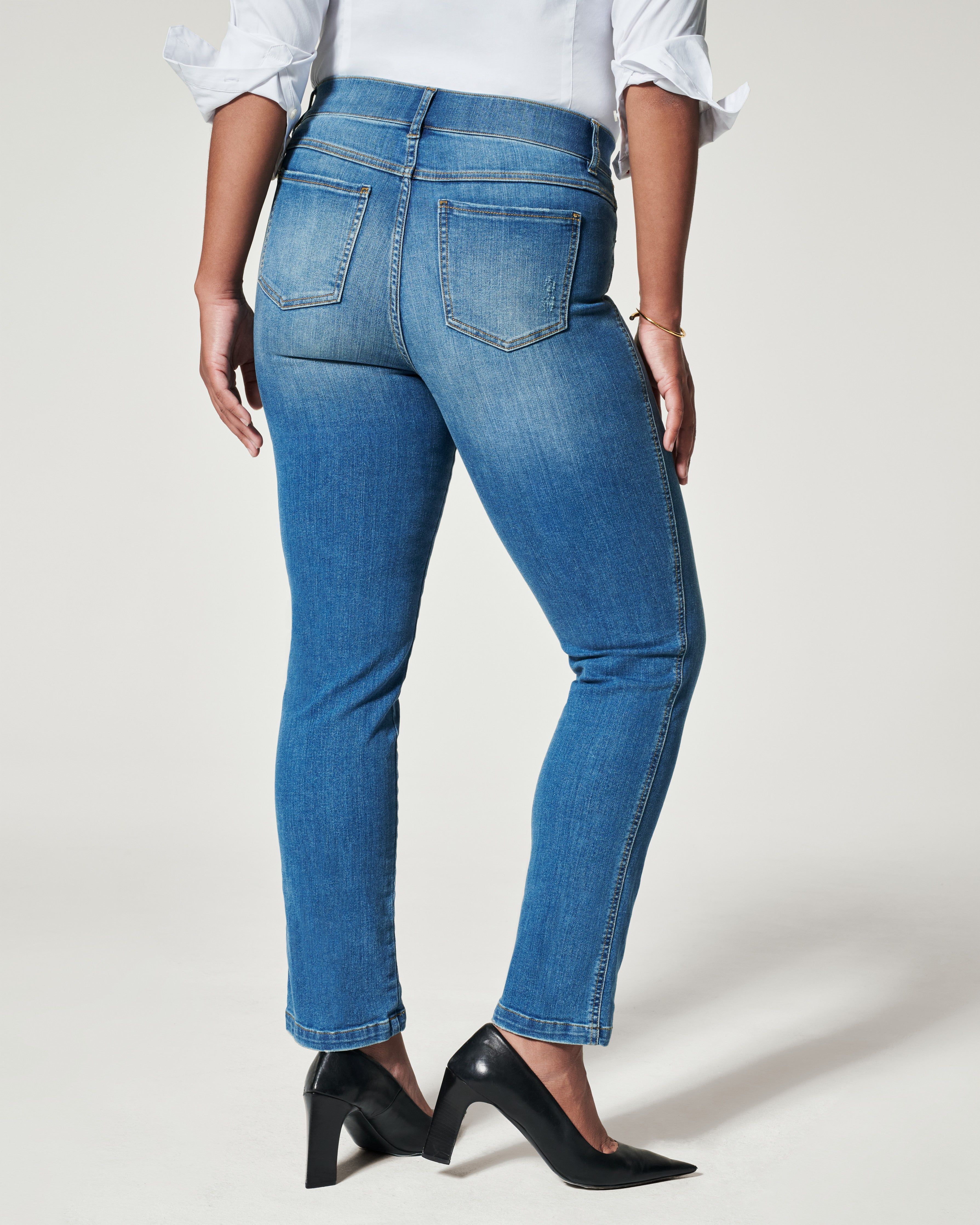 Ankle Straight Leg Jeans, Vintage Indigo sold by SPANX product image thumbnail 2