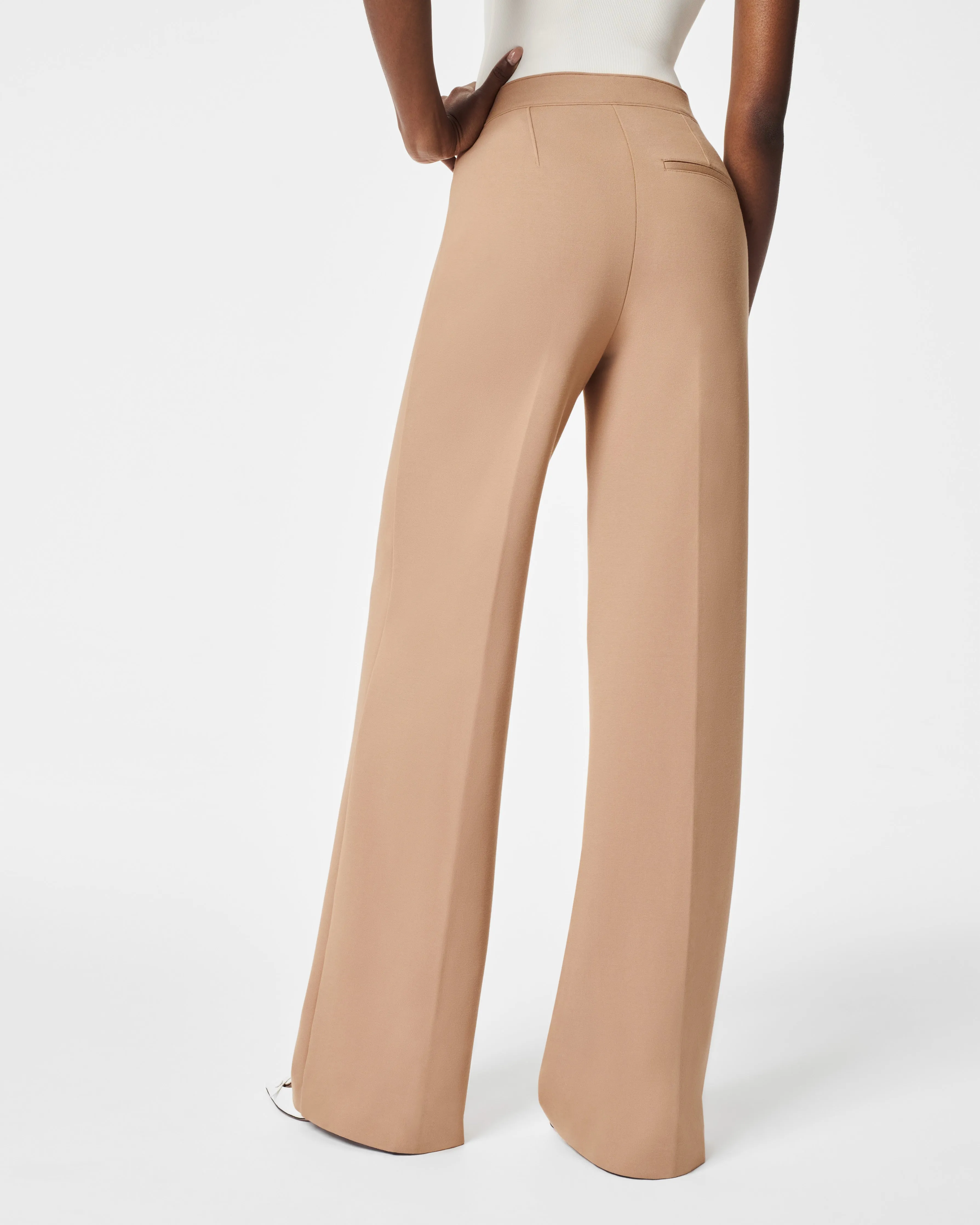 The Perfect Pant, Button Wide Leg sold by SPANX product image thumbnail 3