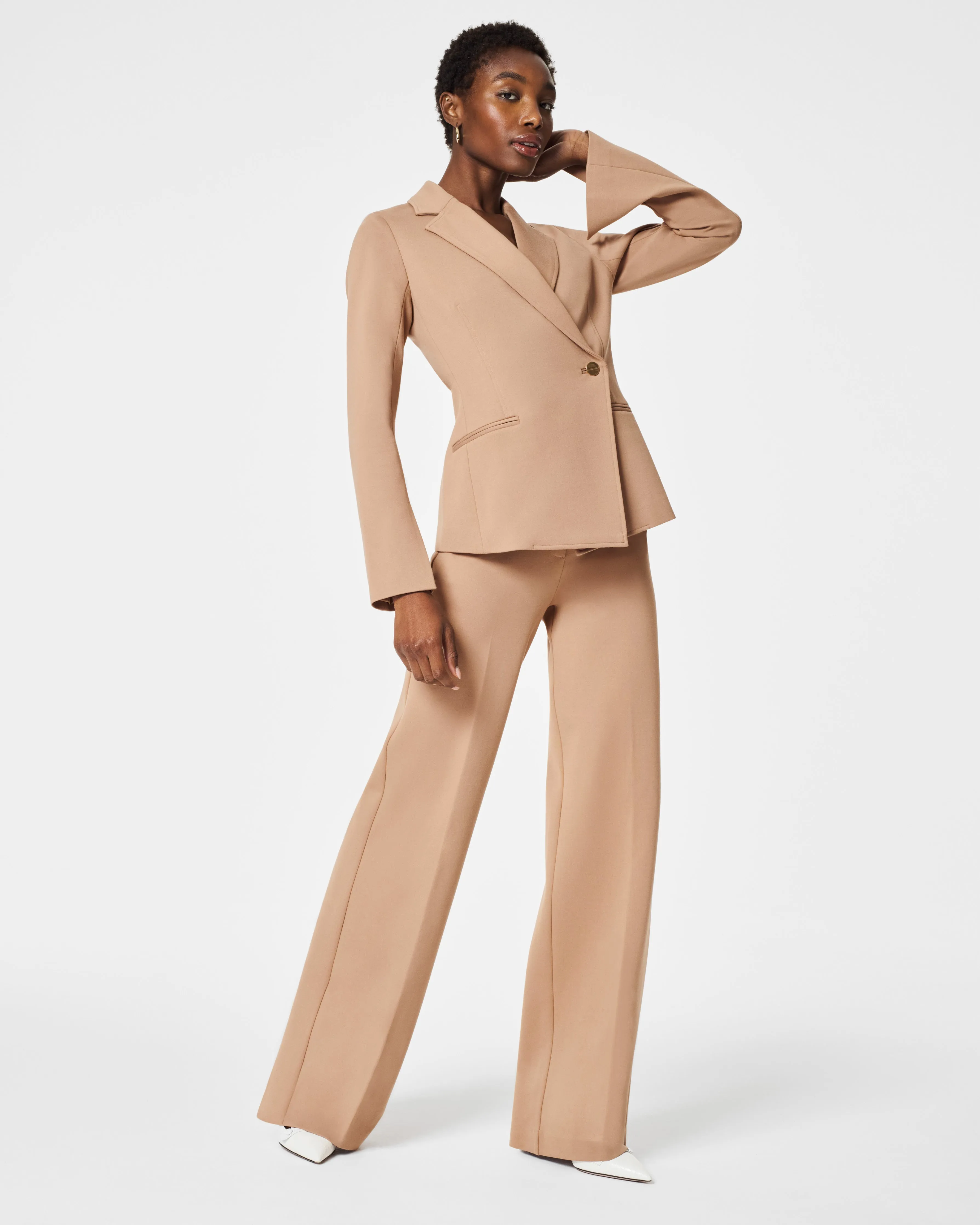 The Perfect Pant, Button Wide Leg sold by SPANX product image thumbnail 2