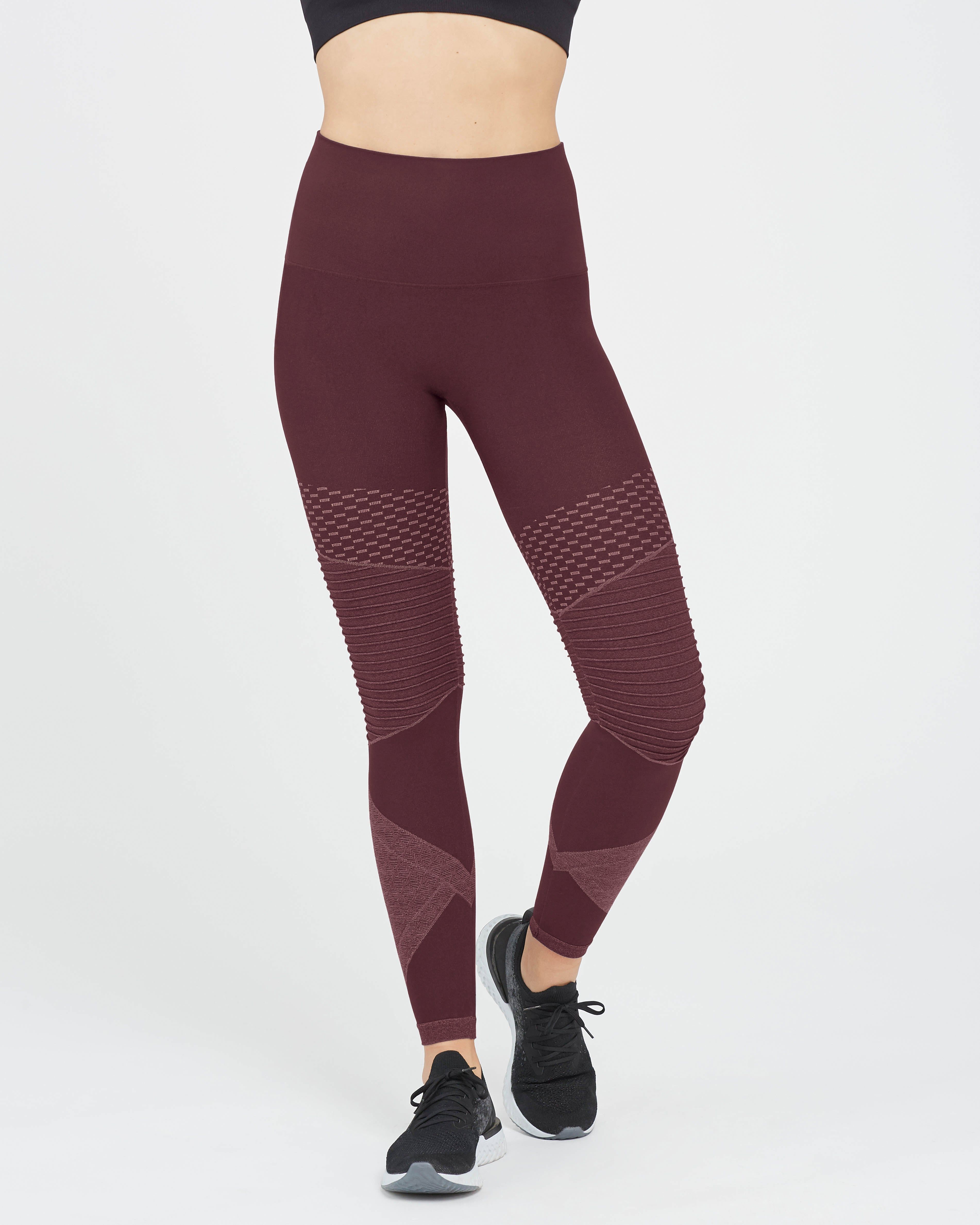 Look At Me Now Seamless Moto Leggings, Wine sold by SPANX product image thumbnail 35