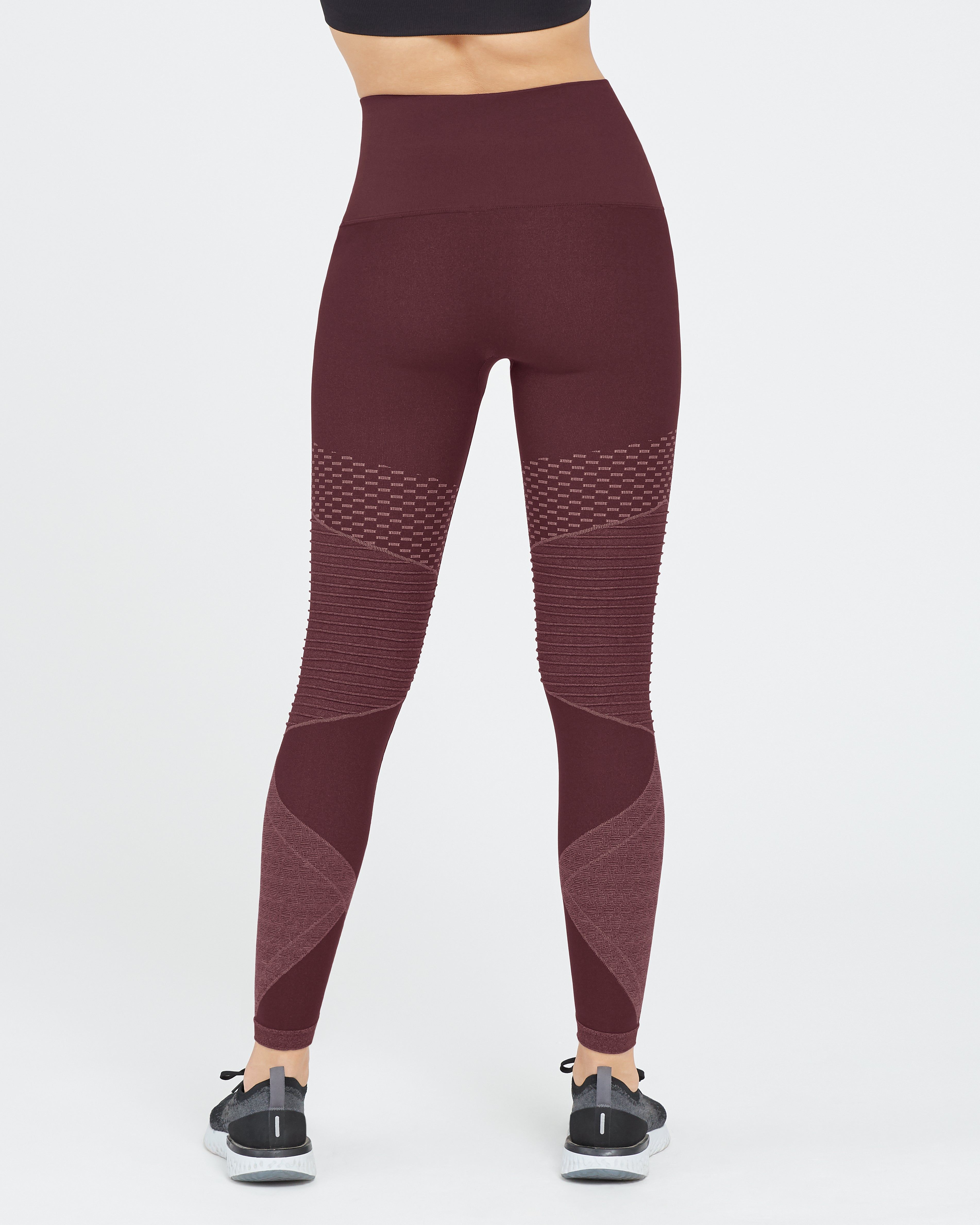 Look At Me Now Seamless Moto Leggings, Wine sold by SPANX product image thumbnail 51