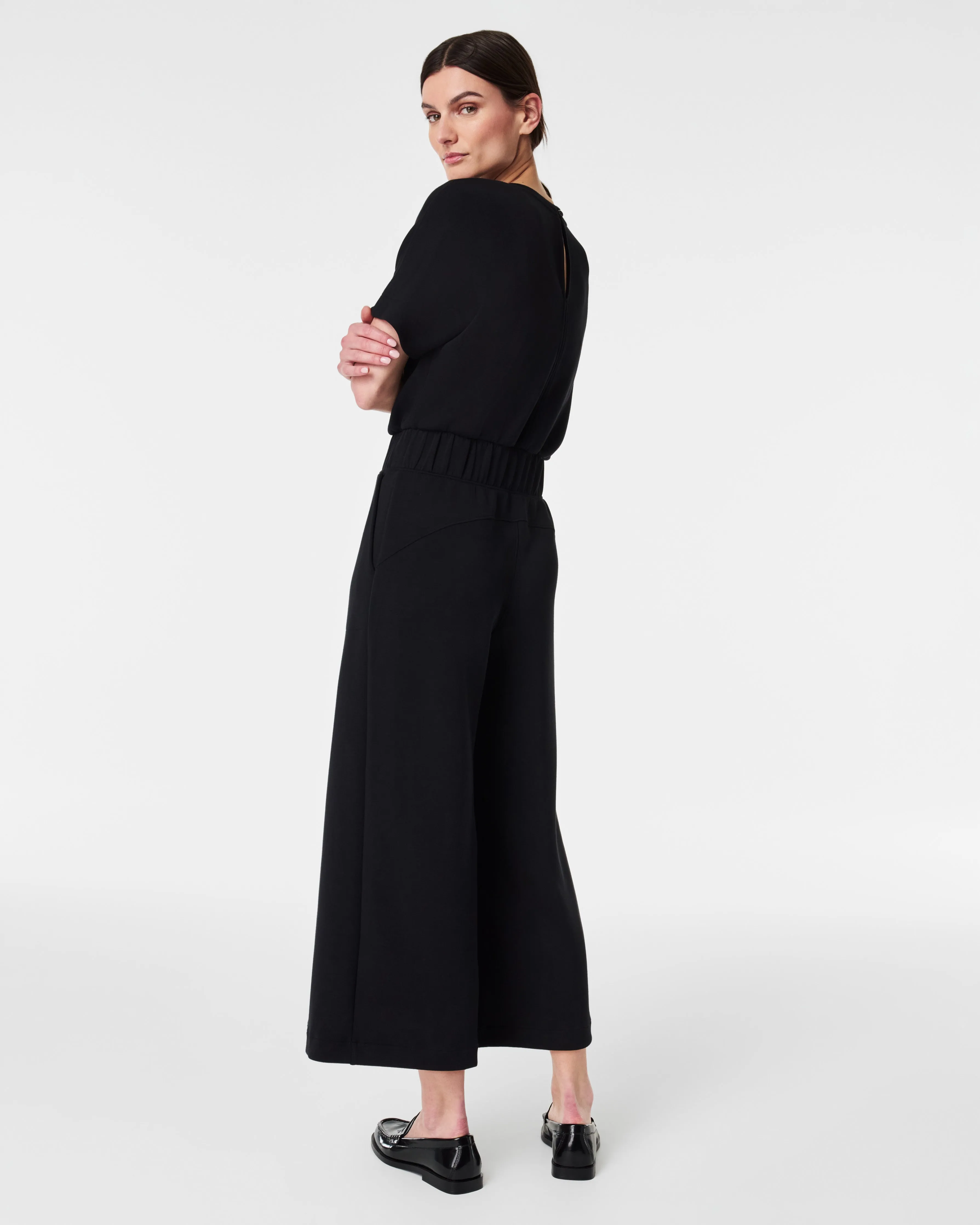 AirEssentials Cropped Wide-Leg Jumpsuit sold by SPANX product image thumbnail 2