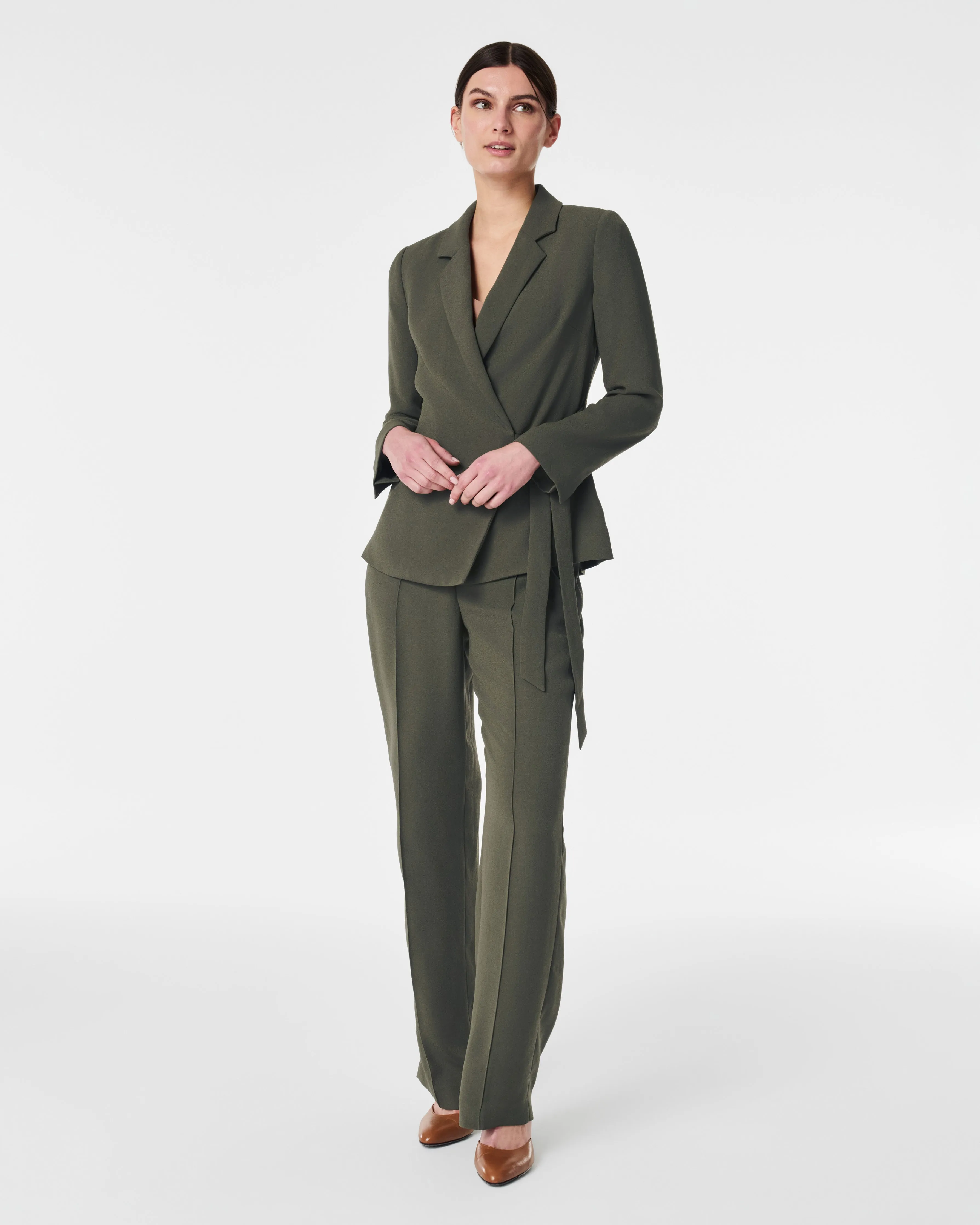 Carefree Crepe Wrap Blazer sold by SPANX product image thumbnail 5