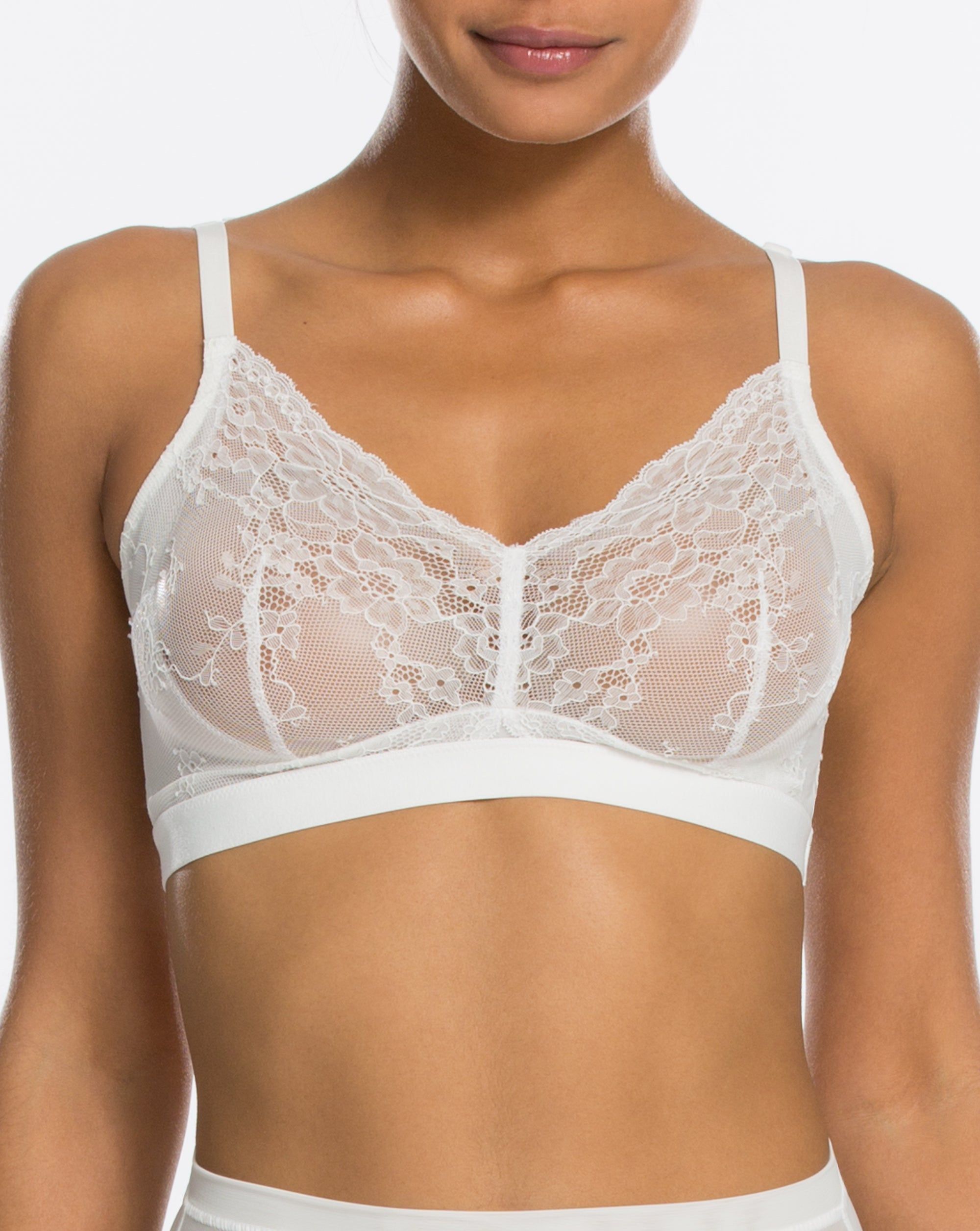 Spotlight on Lace Unlined Bralette sold by SPANX