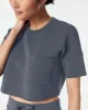 AirEssentials Cropped Pocket Tee sold by SPANX