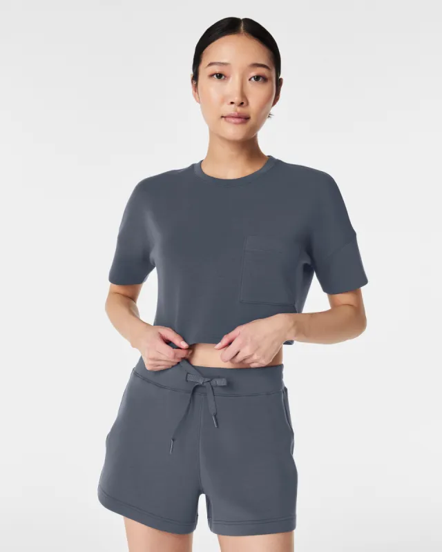 AirEssentials Cropped Pocket Tee sold by SPANX