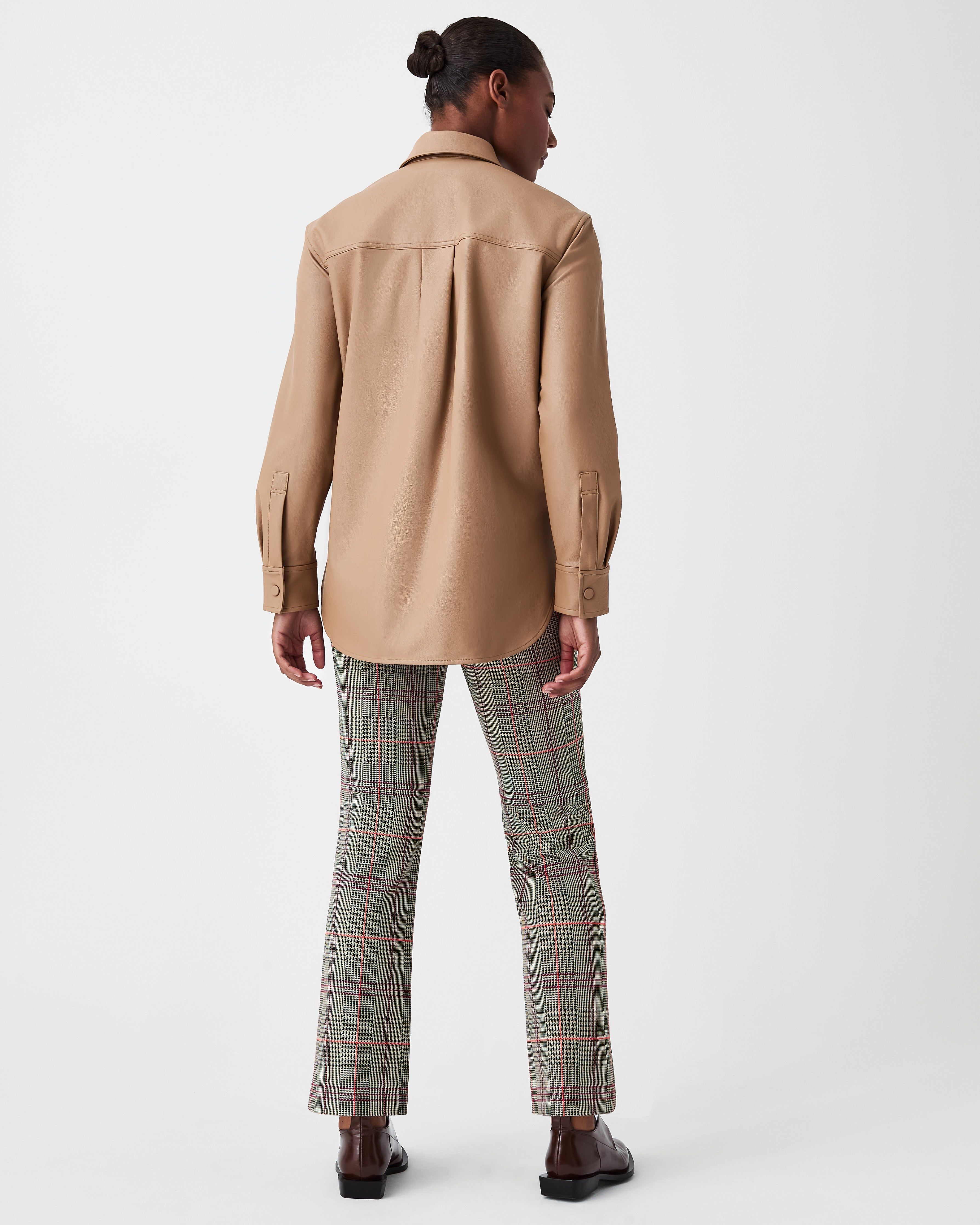 Leather-Like Long Sleeve Shirt sold by SPANX product image thumbnail 12