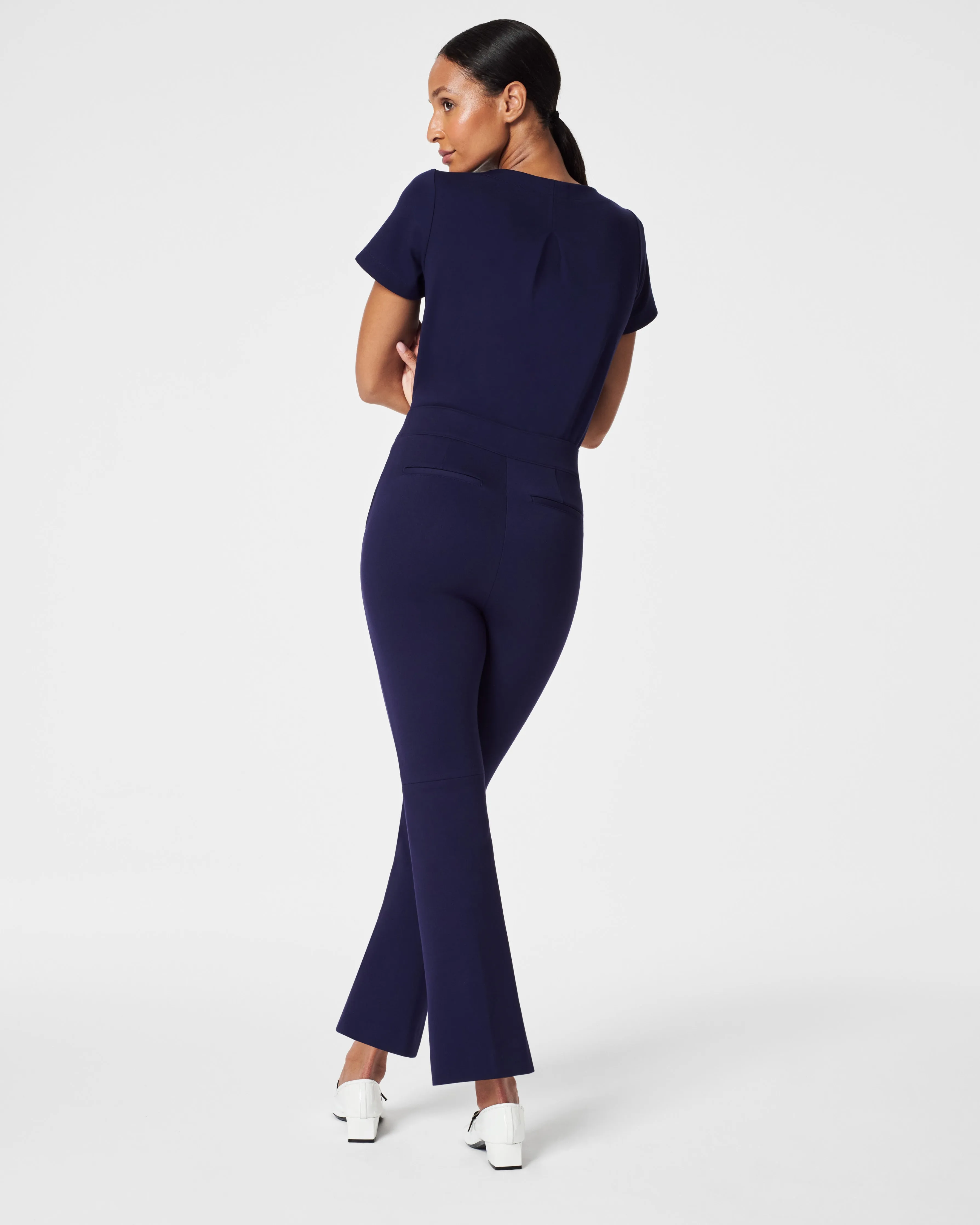 SPANXsmooth™ PerfectFit Ponte Kick Flare Pant sold by SPANX product image thumbnail 4