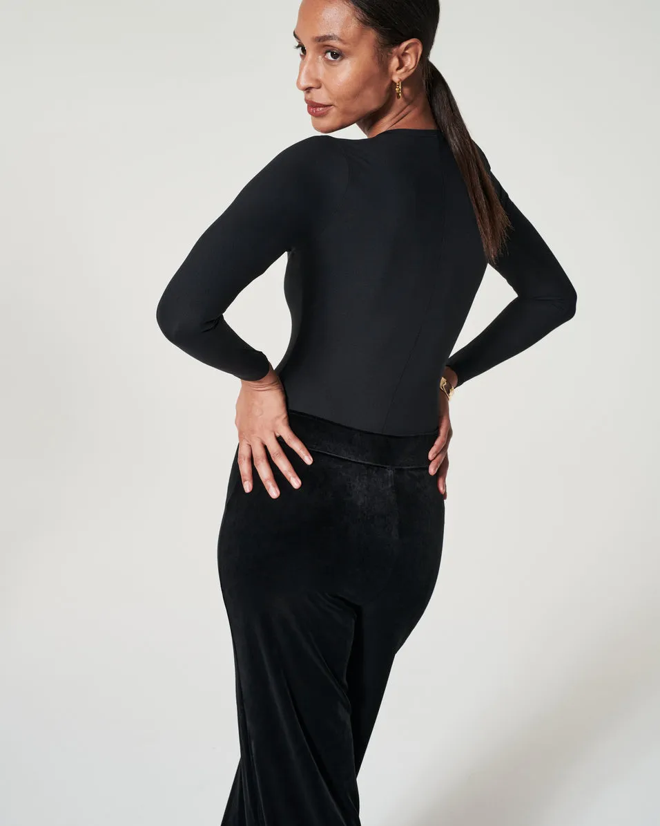 Velvet Split Hem Wide Leg Pant sold by SPANX product image thumbnail 3