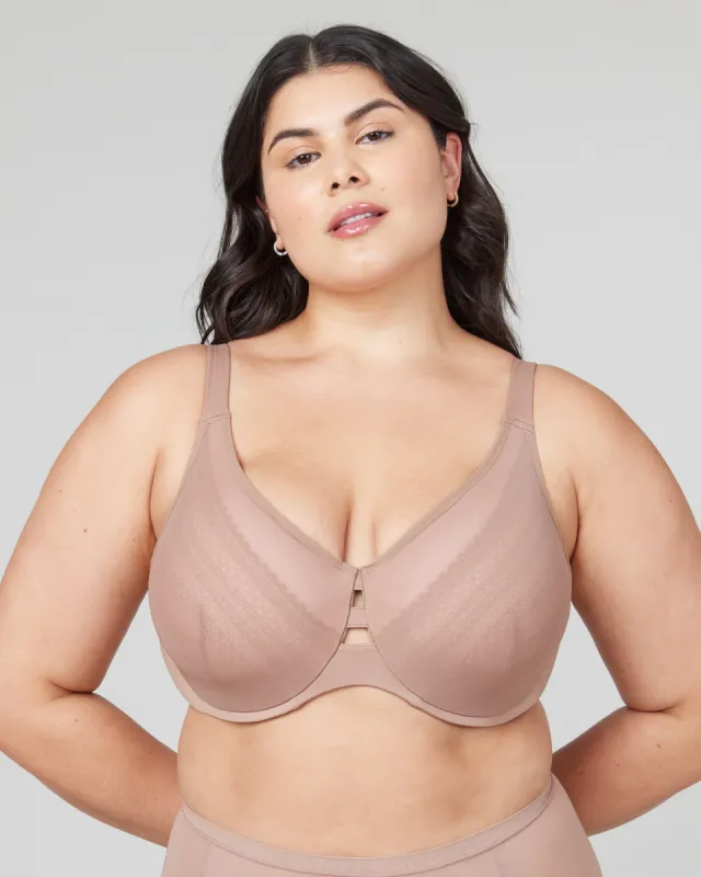 Low Profile Illusion Lace Minimizer Bra sold by SPANX