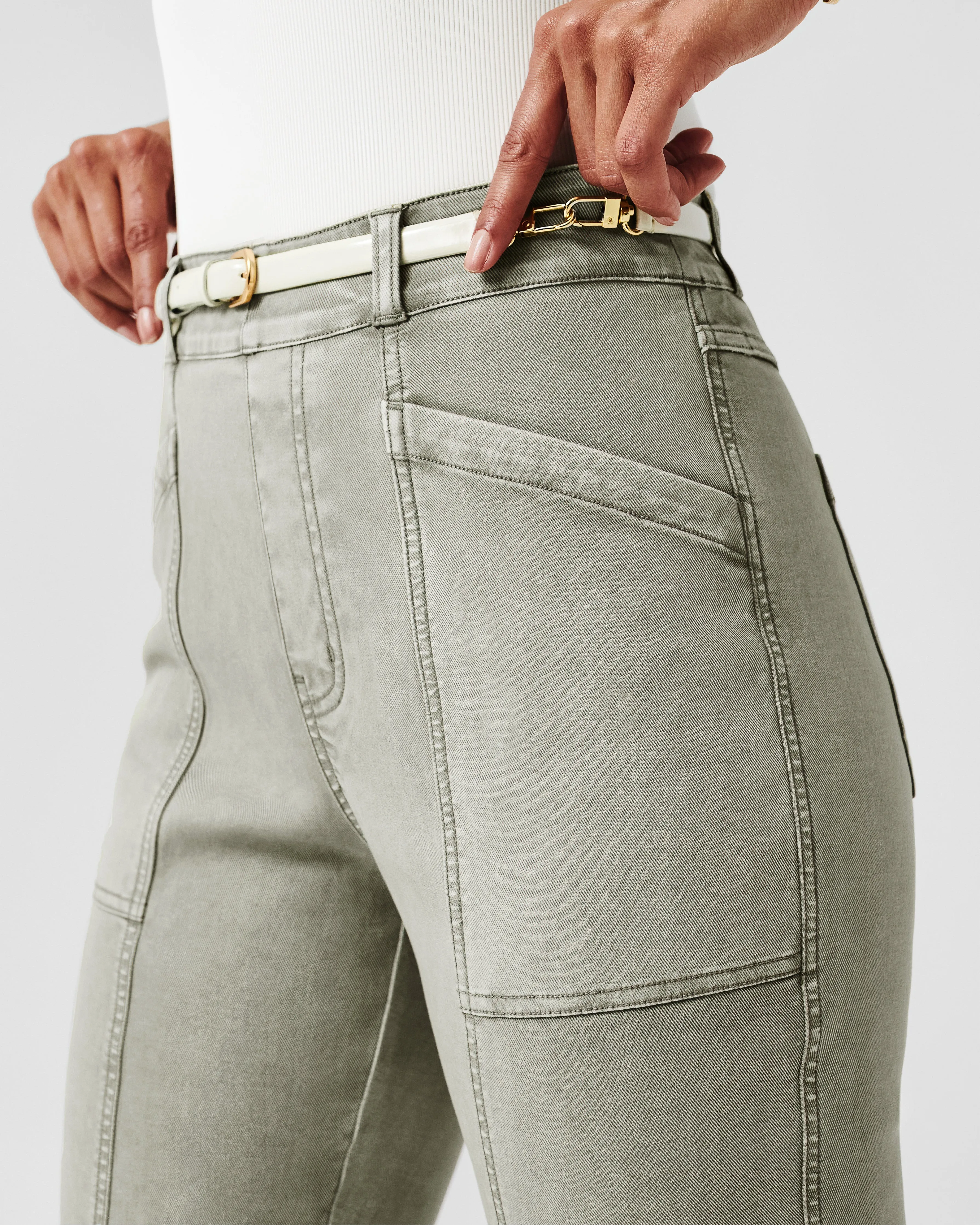 Stretch Twill Straight Leg Pant sold by SPANX product image thumbnail 5