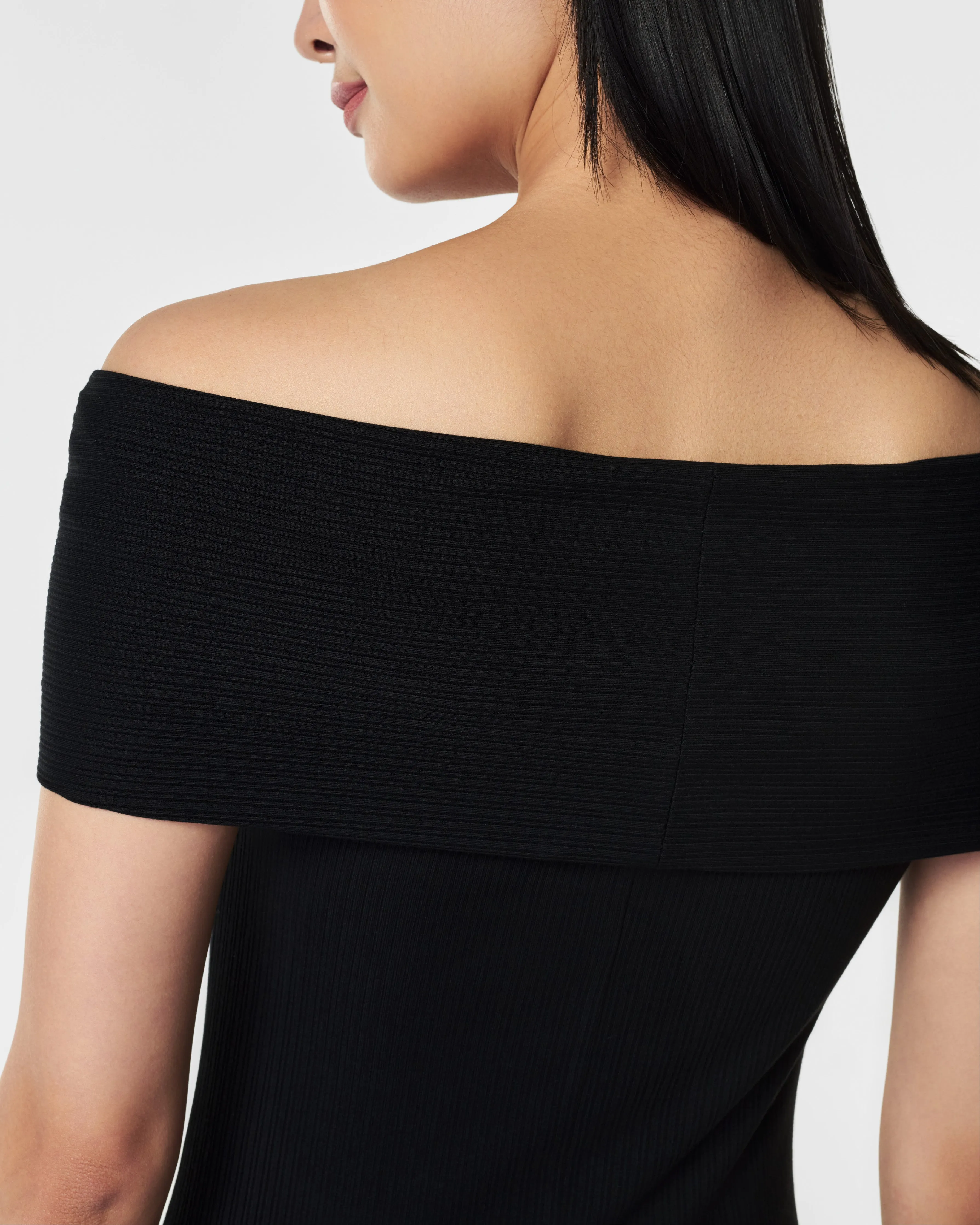 Stretch Rib Off-The-Shoulder Top sold by SPANX product image thumbnail 4