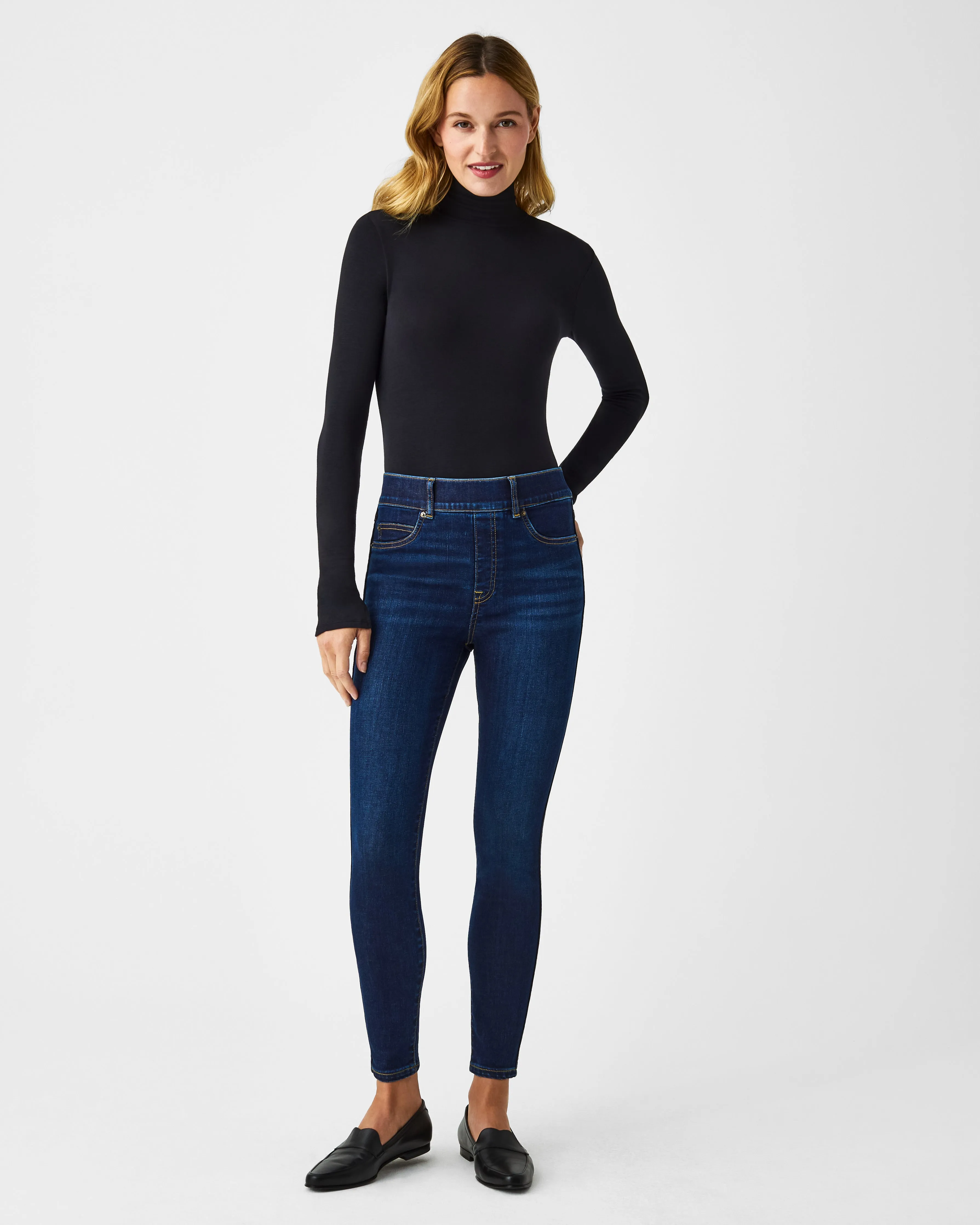 Ankle Skinny Jeans, Midnight Shade sold by SPANX product image thumbnail 2