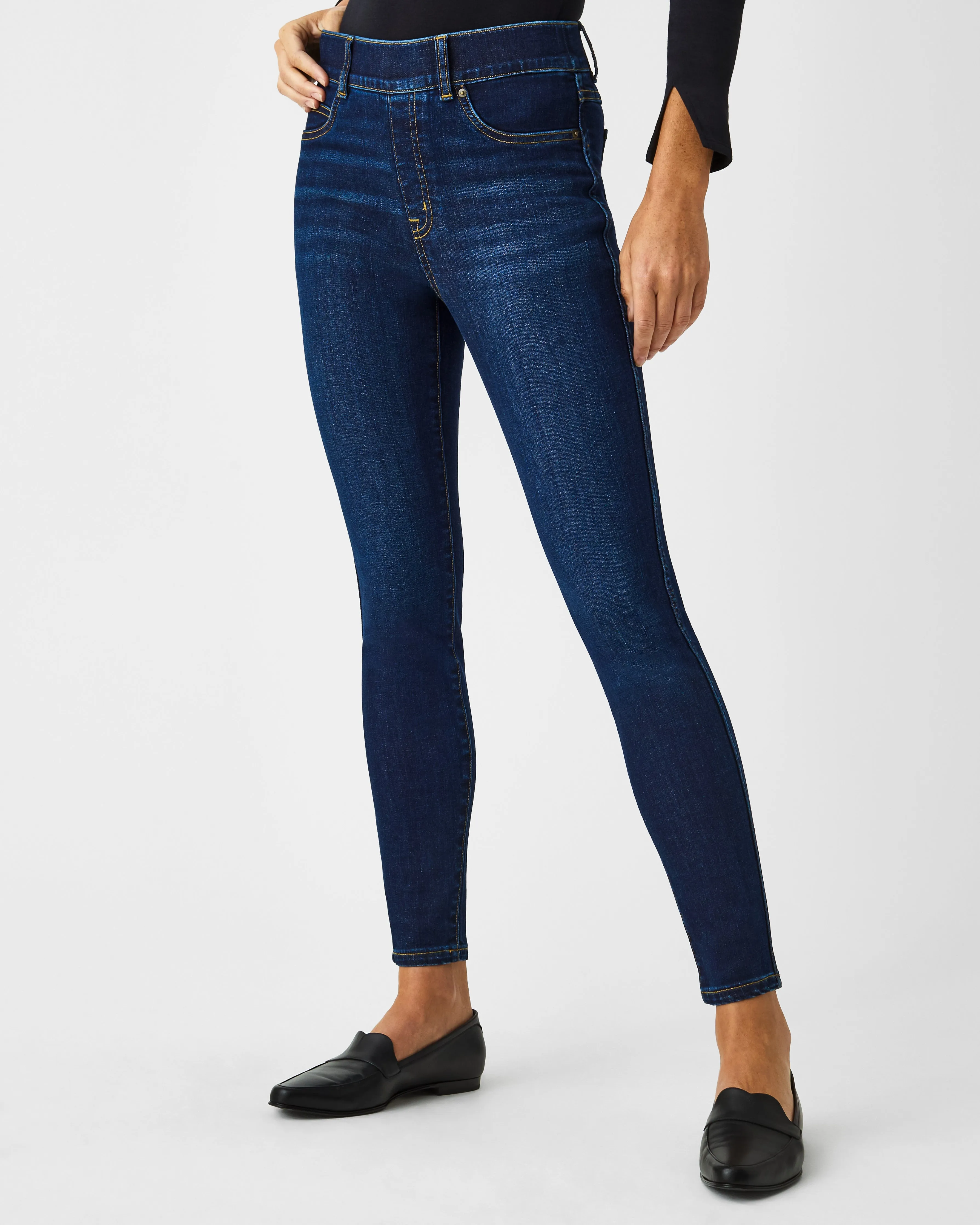 Ankle Skinny Jeans, Midnight Shade sold by SPANX