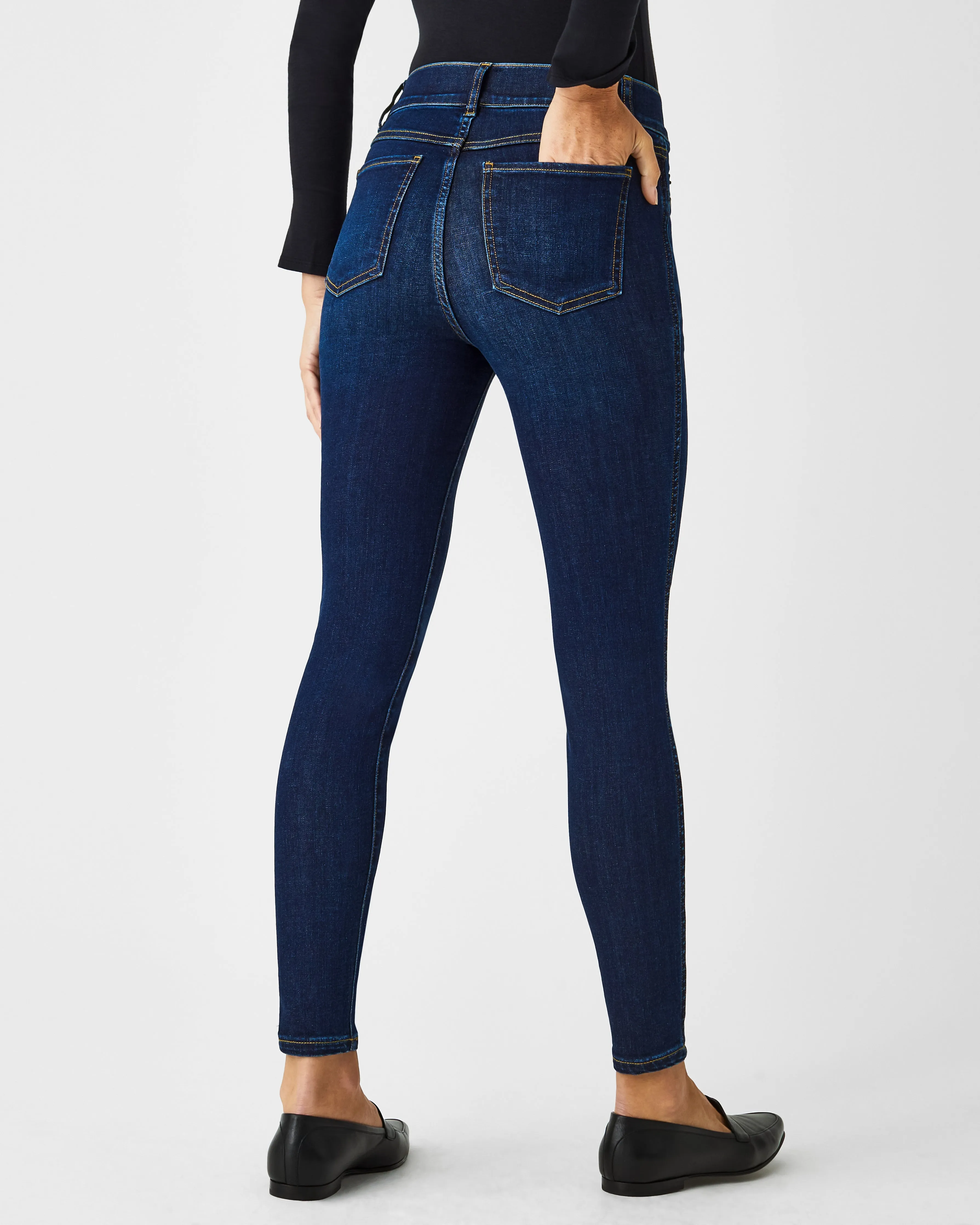 Ankle Skinny Jeans, Midnight Shade sold by SPANX product image thumbnail 3