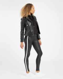 Faux Leather Side Stripe Leggings sold by SPANX
