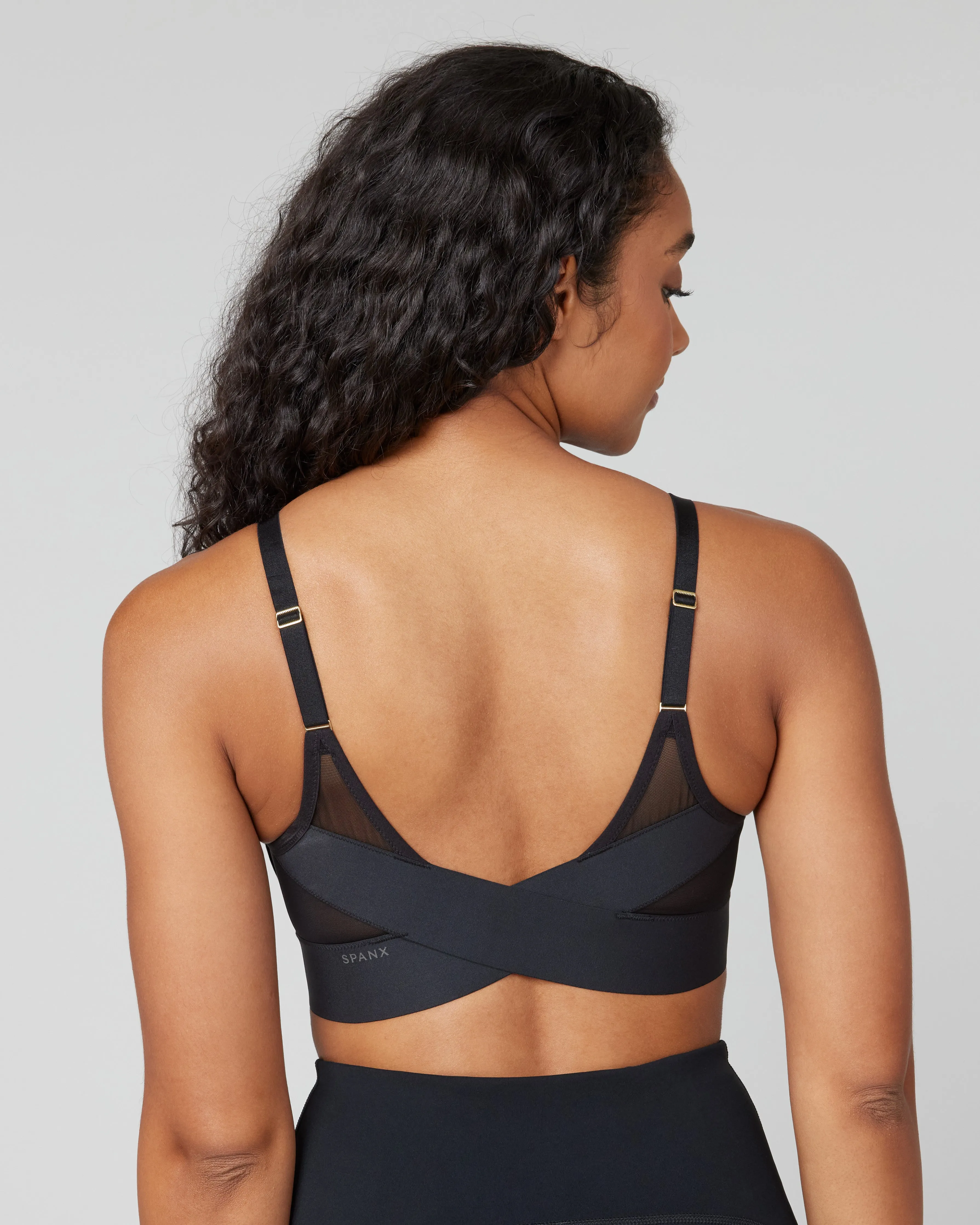 Mesh Panel Medium Impact Sports Bra sold by SPANX product image thumbnail 3