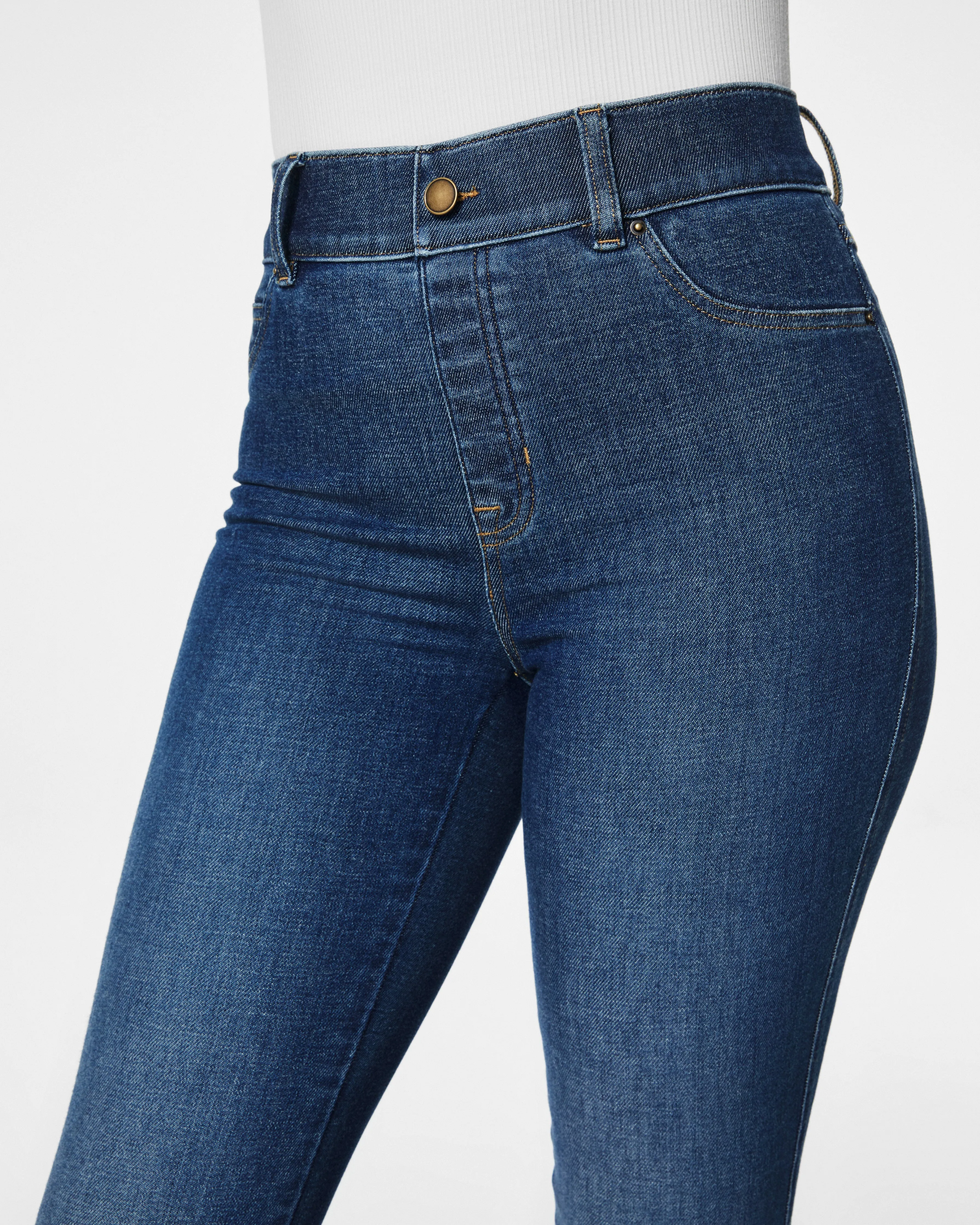 SPANXshape™ EveryWear Flare Jeans, Authentic Blue sold by SPANX product image thumbnail 5