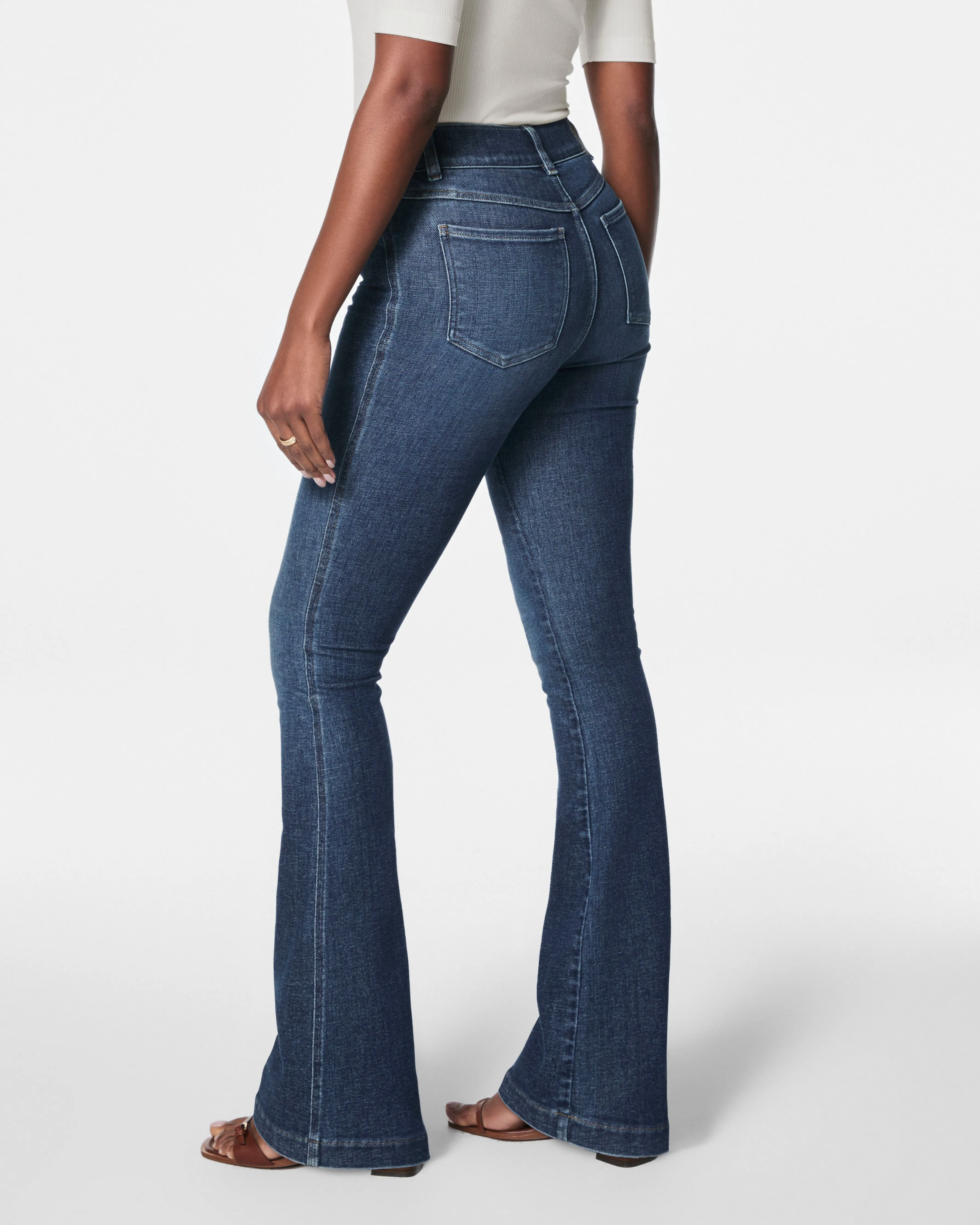 SPANXshape™ EveryWear Flare Jeans, Authentic Blue sold by SPANX product image thumbnail 3
