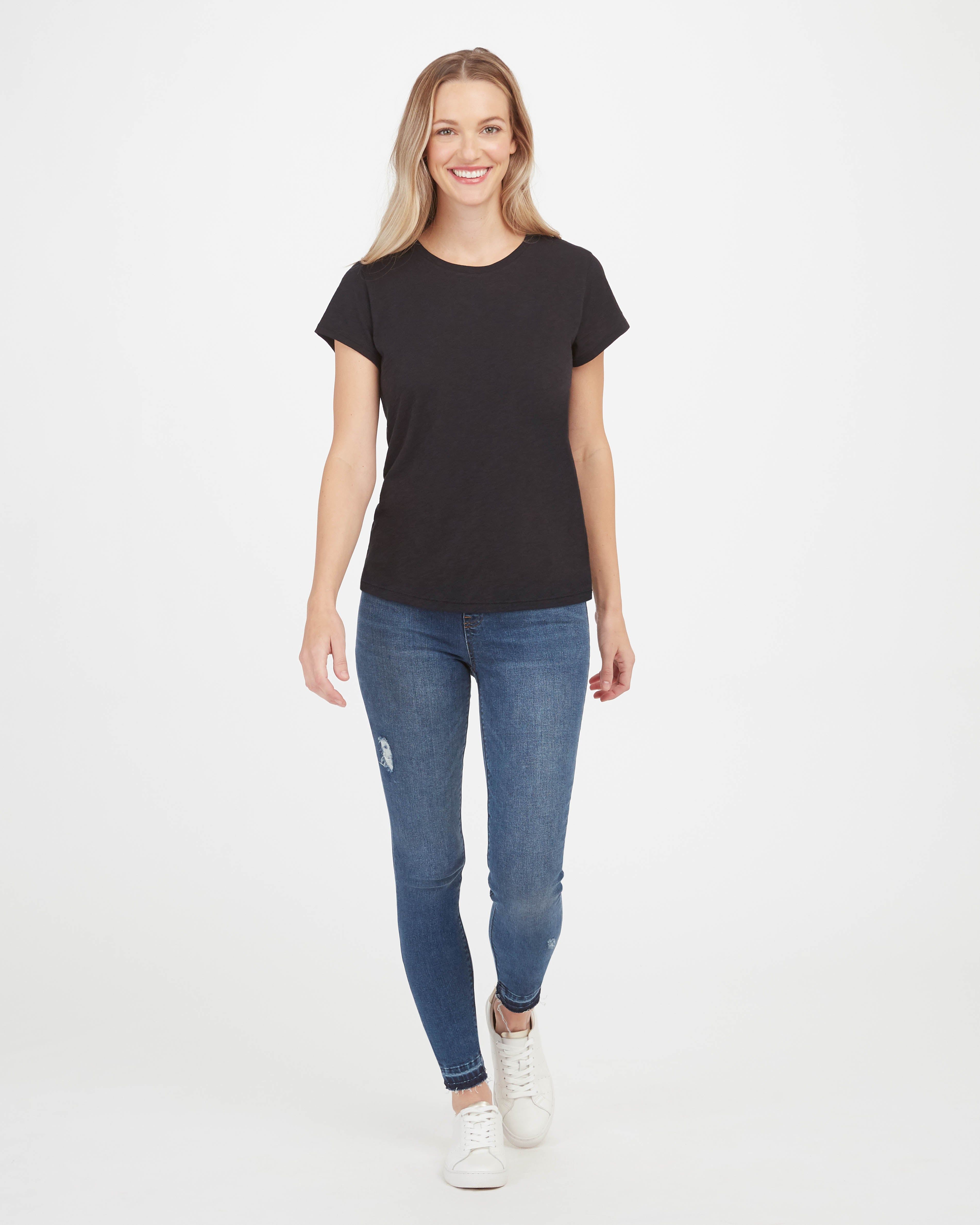 Pima Cotton Crew Neck Tee sold by SPANX product image thumbnail 4