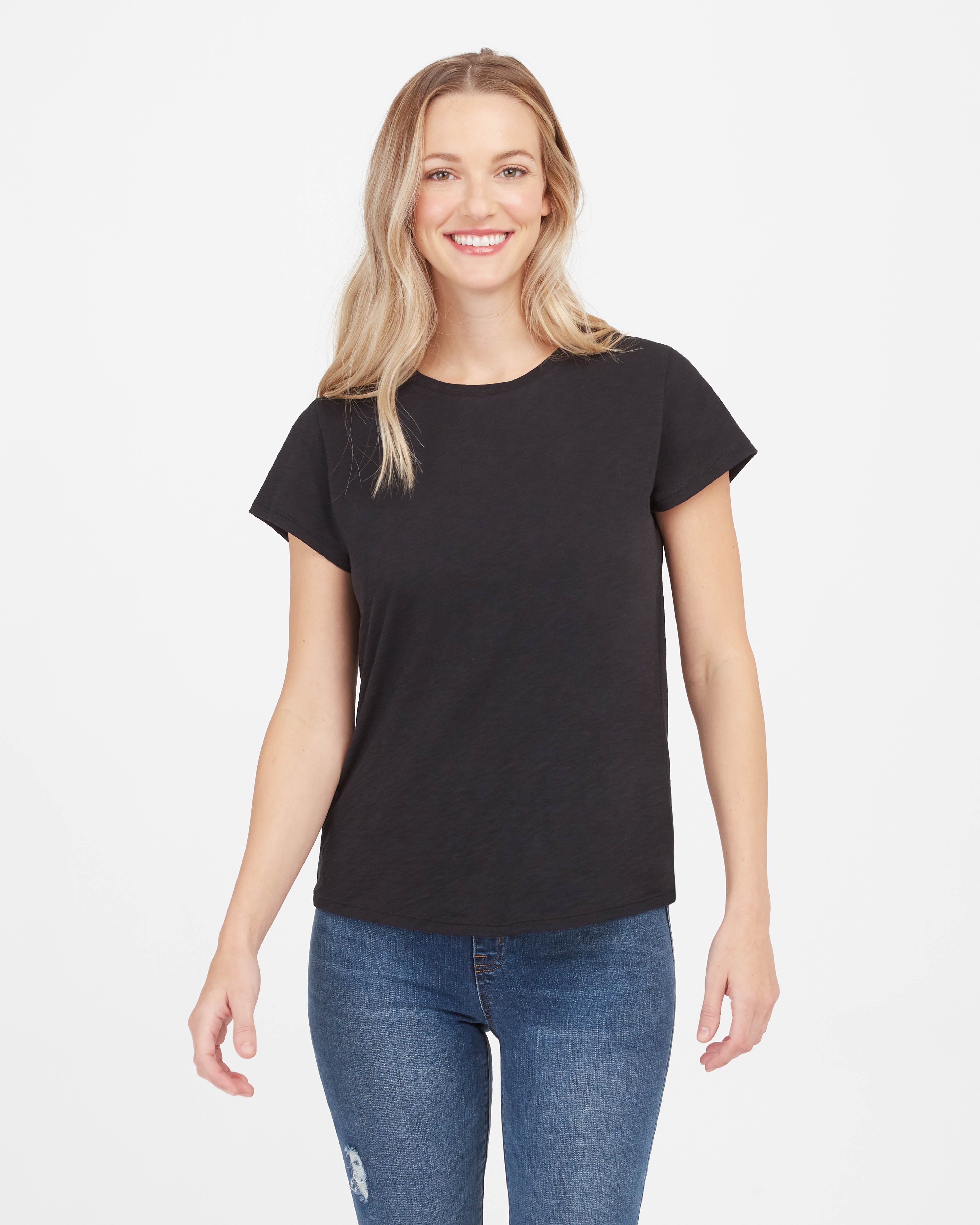 Pima Cotton Crew Neck Tee sold by SPANX